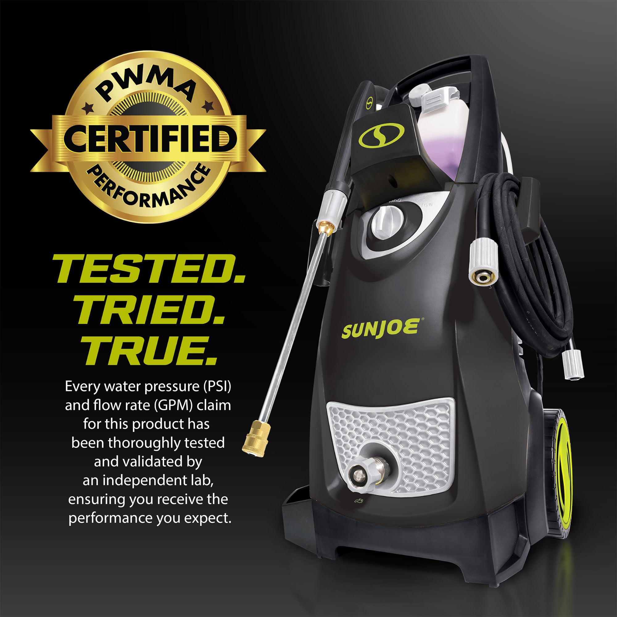 SUN JOE SPX3000 Electric Pressure Washer 2500 PSI