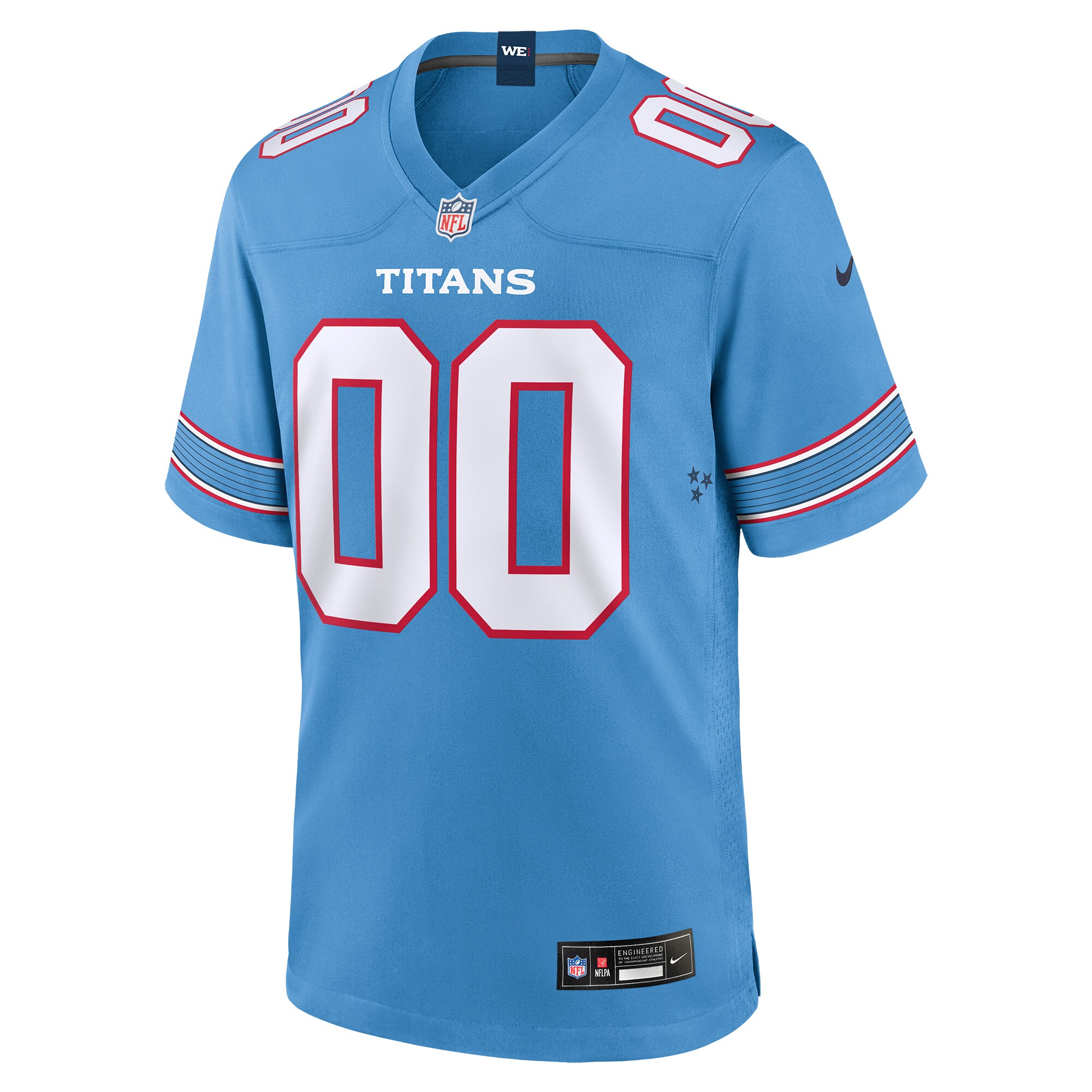 Tennessee Titans Nike Game Custom Jersey - Light Blue
