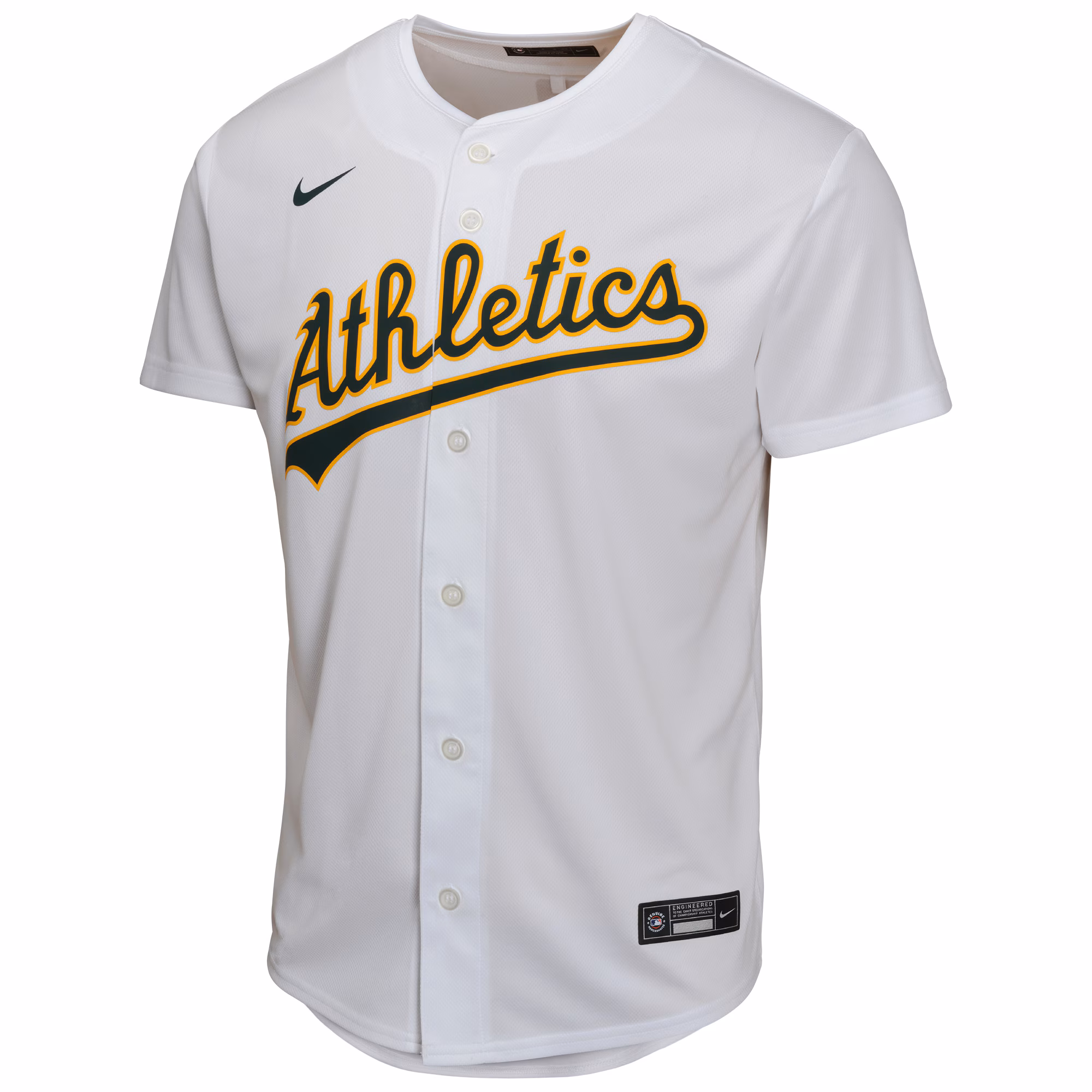 Zack Gelof Athletics Nike Youth Home Game Player Jersey - Gray