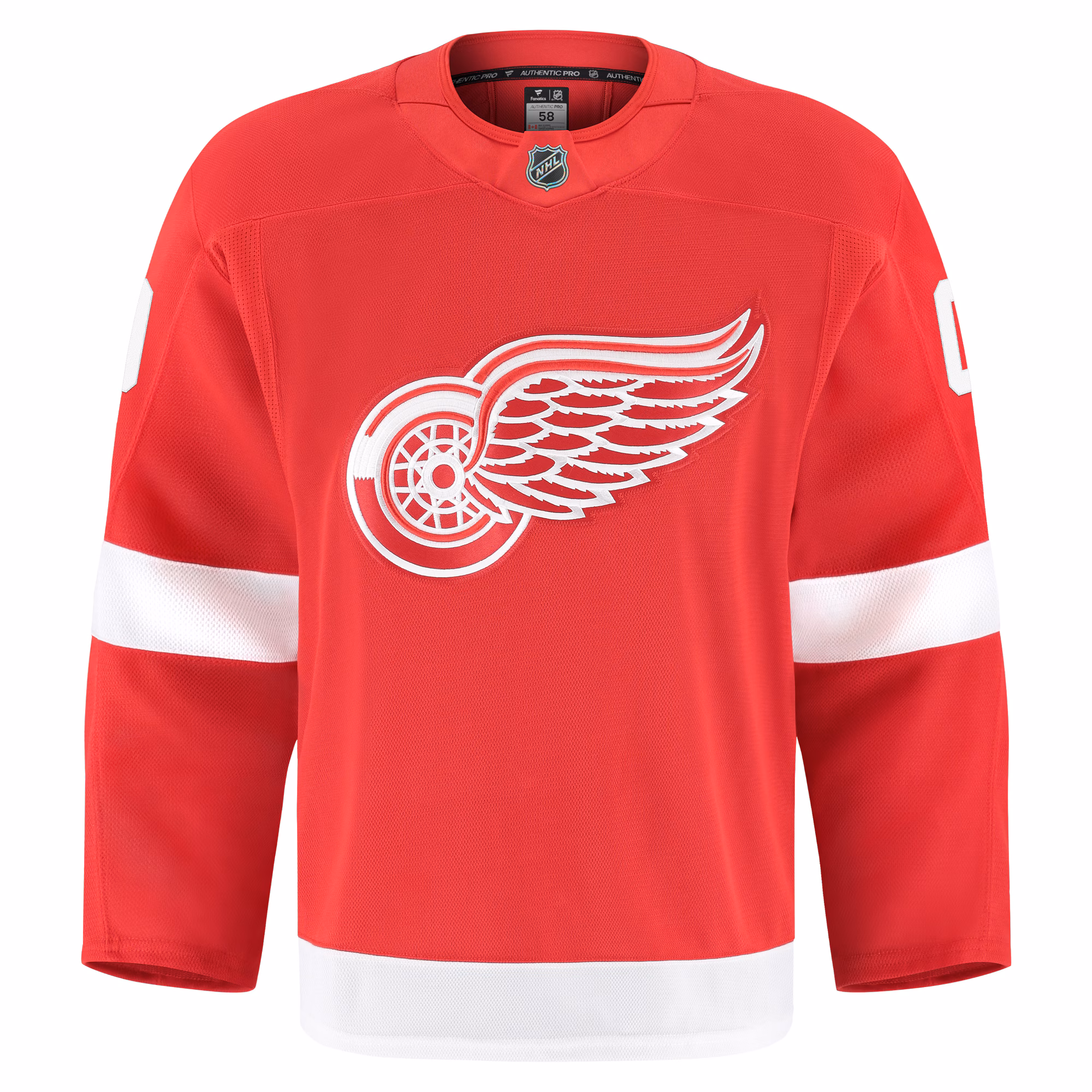 Detroit Red Wings Fanatics Home Authentic Pro Custom Jersey - Red