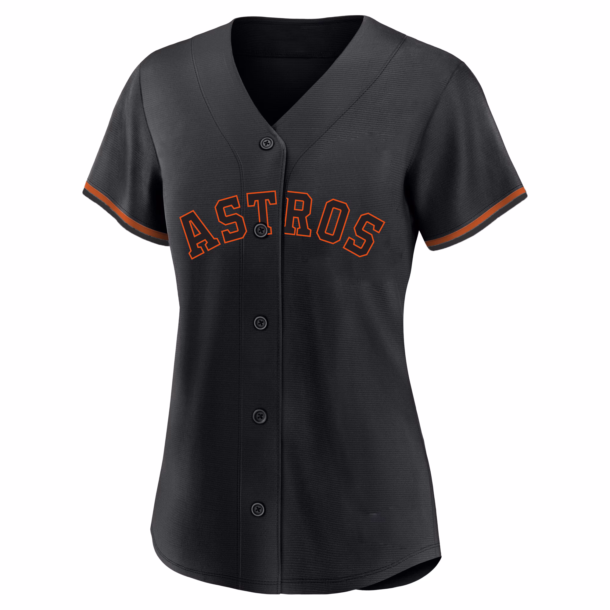 Jose Altuve Houston Astros Profile Women's Plus Size Player Name & Number Fashion Jersey - Black