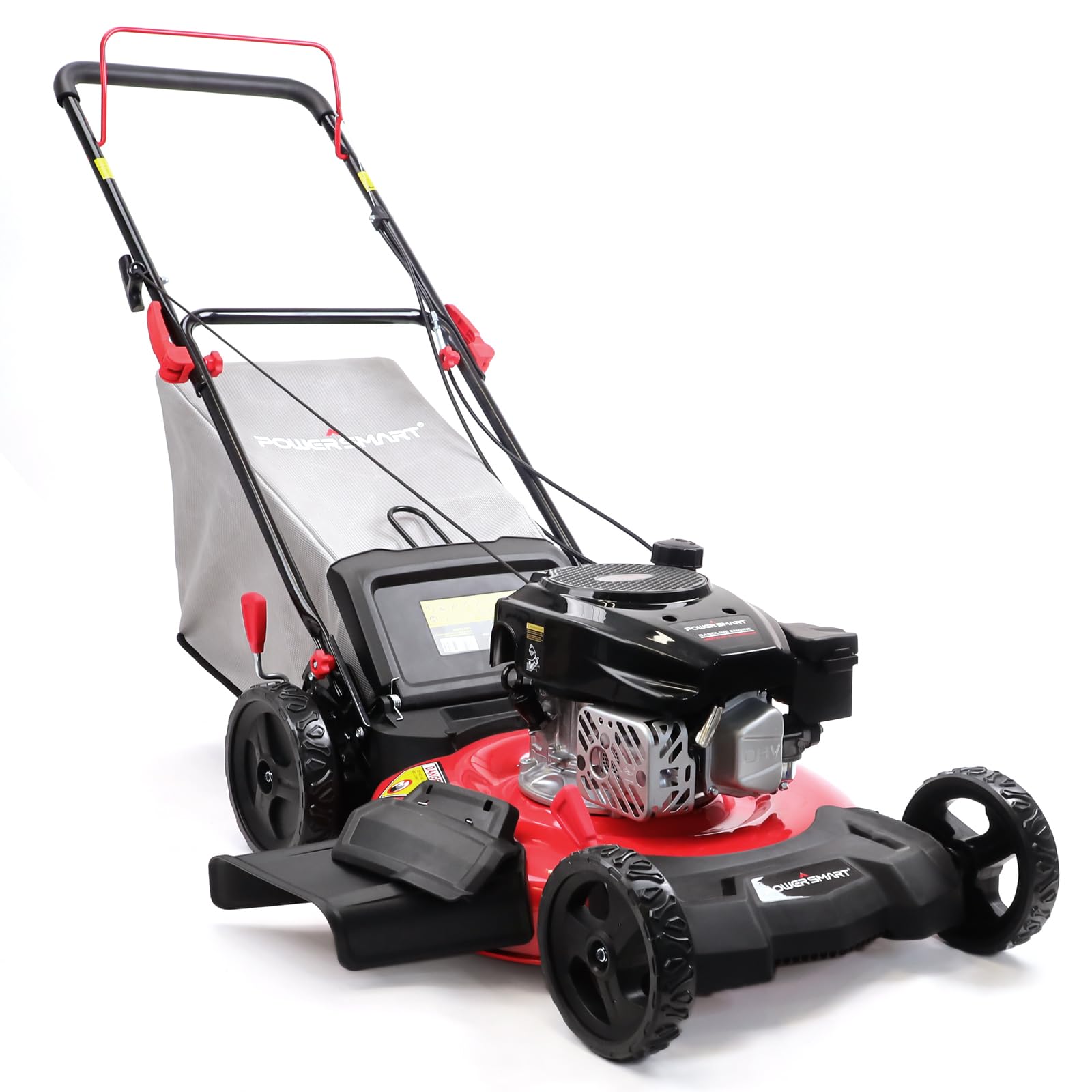 POWERSMART EasyGlide 21-Inch Gas Lawn Mower - 3-in-1 144cc