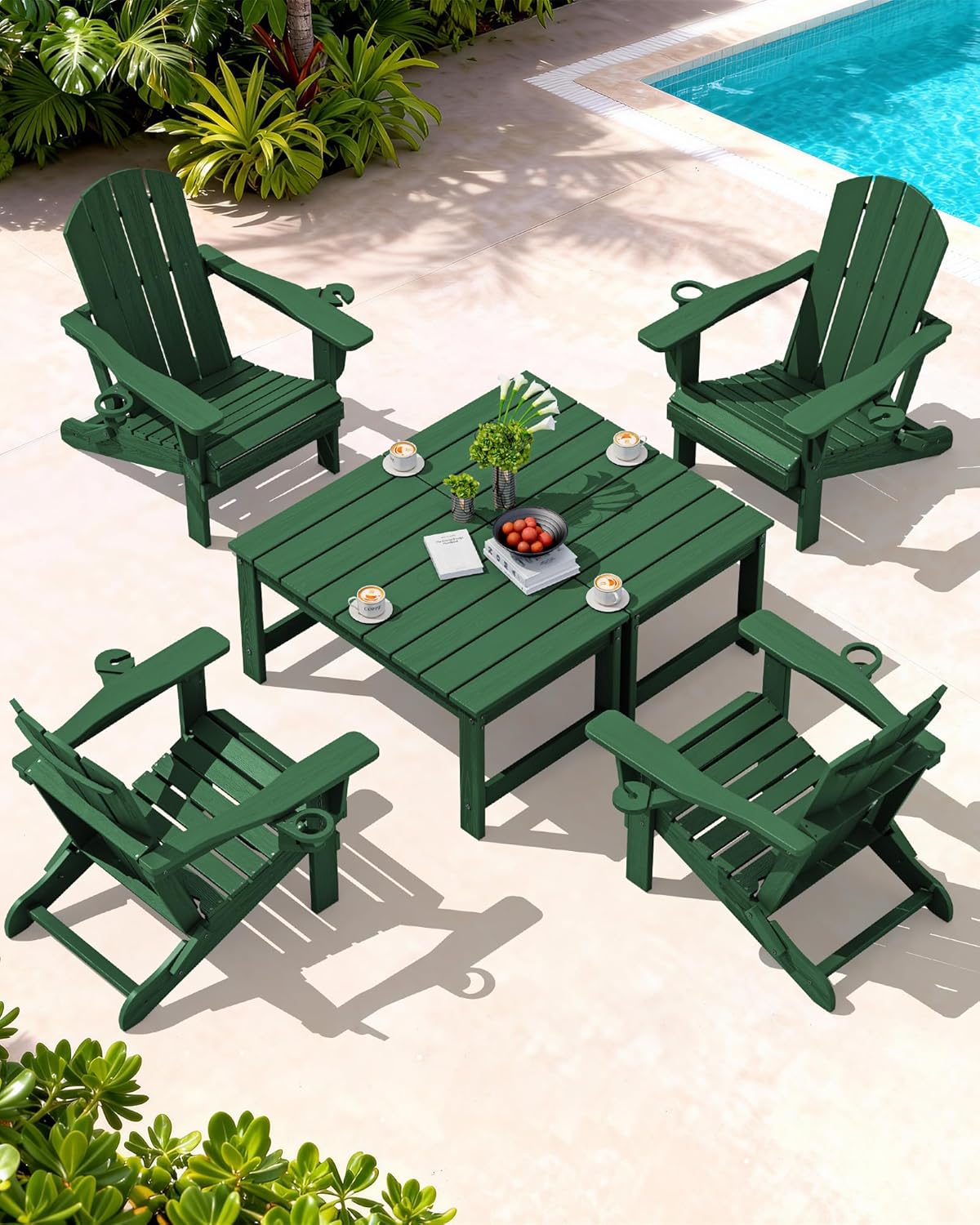 SERWALL Outdoor Coffee Table with 1.69