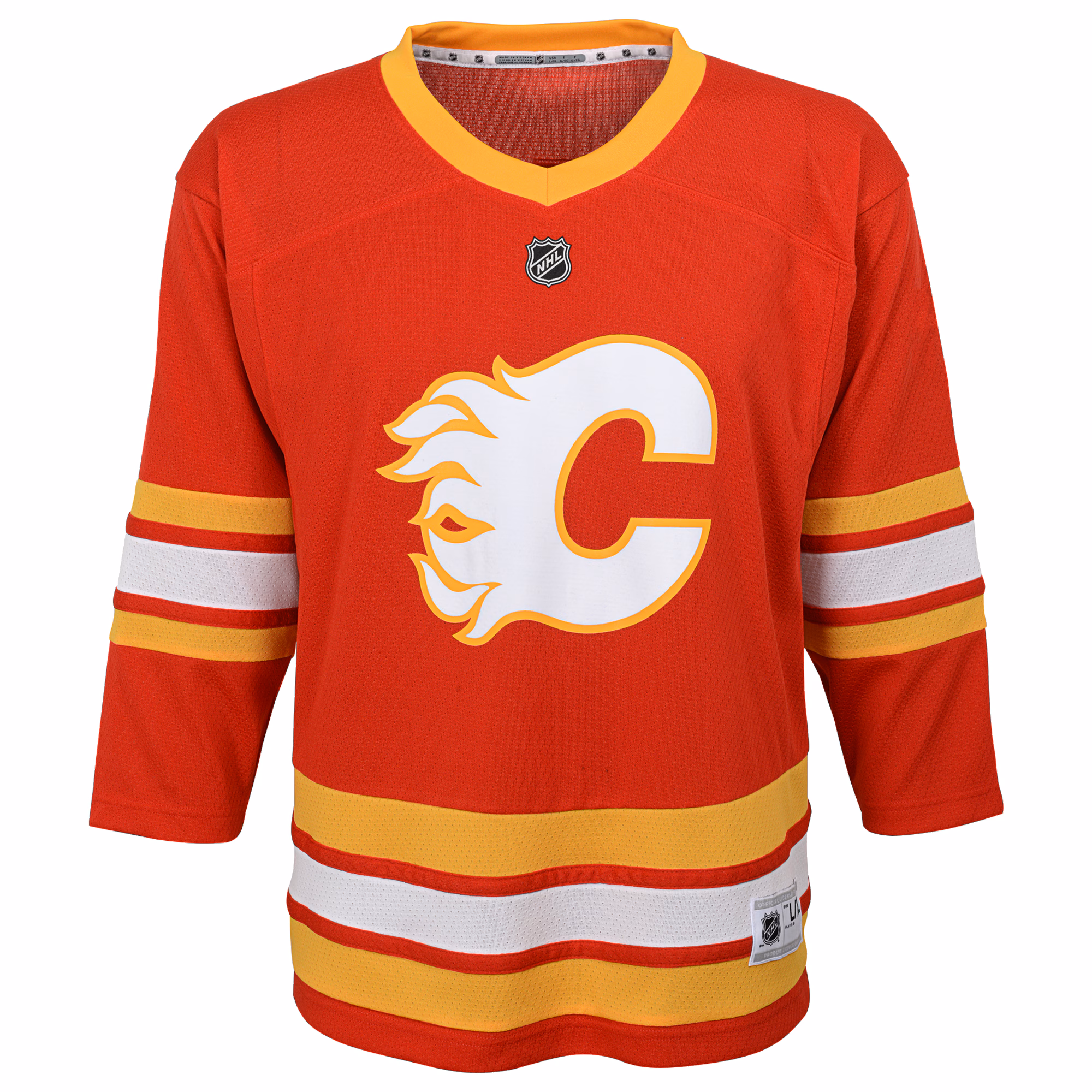 Calgary Flames Youth Home Replica Blank Jersey - Red
