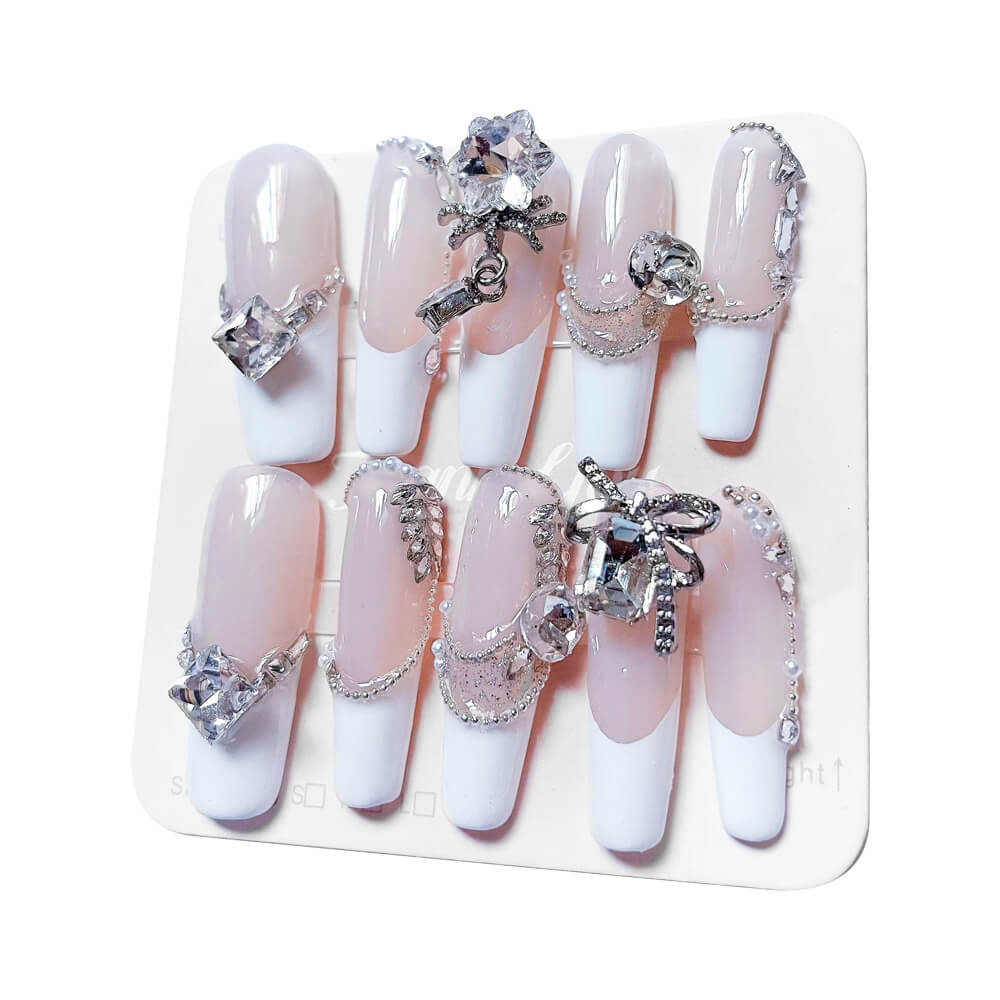 Luxe French Press On NailsLuxe French Press On Nails - SAYEGIRLS