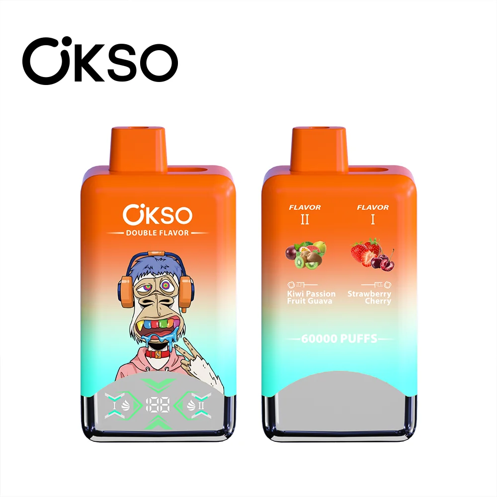 OKSO Double Flavor 60k Puffs 60000 Disposable Vape E-zigaretten