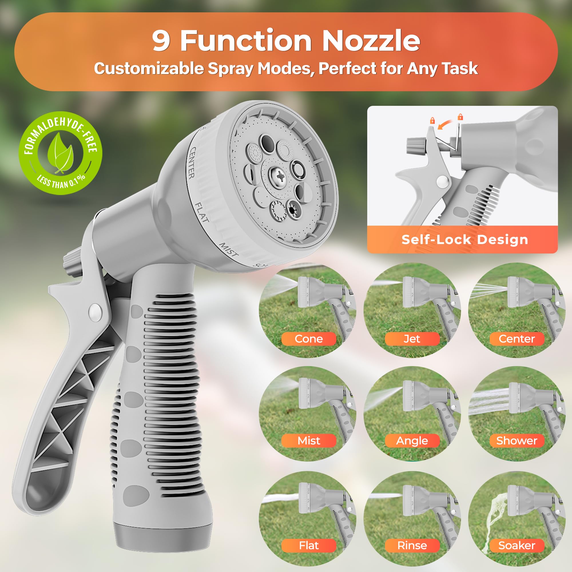 AYLEID Retractable Garden Hose Reel 1/2