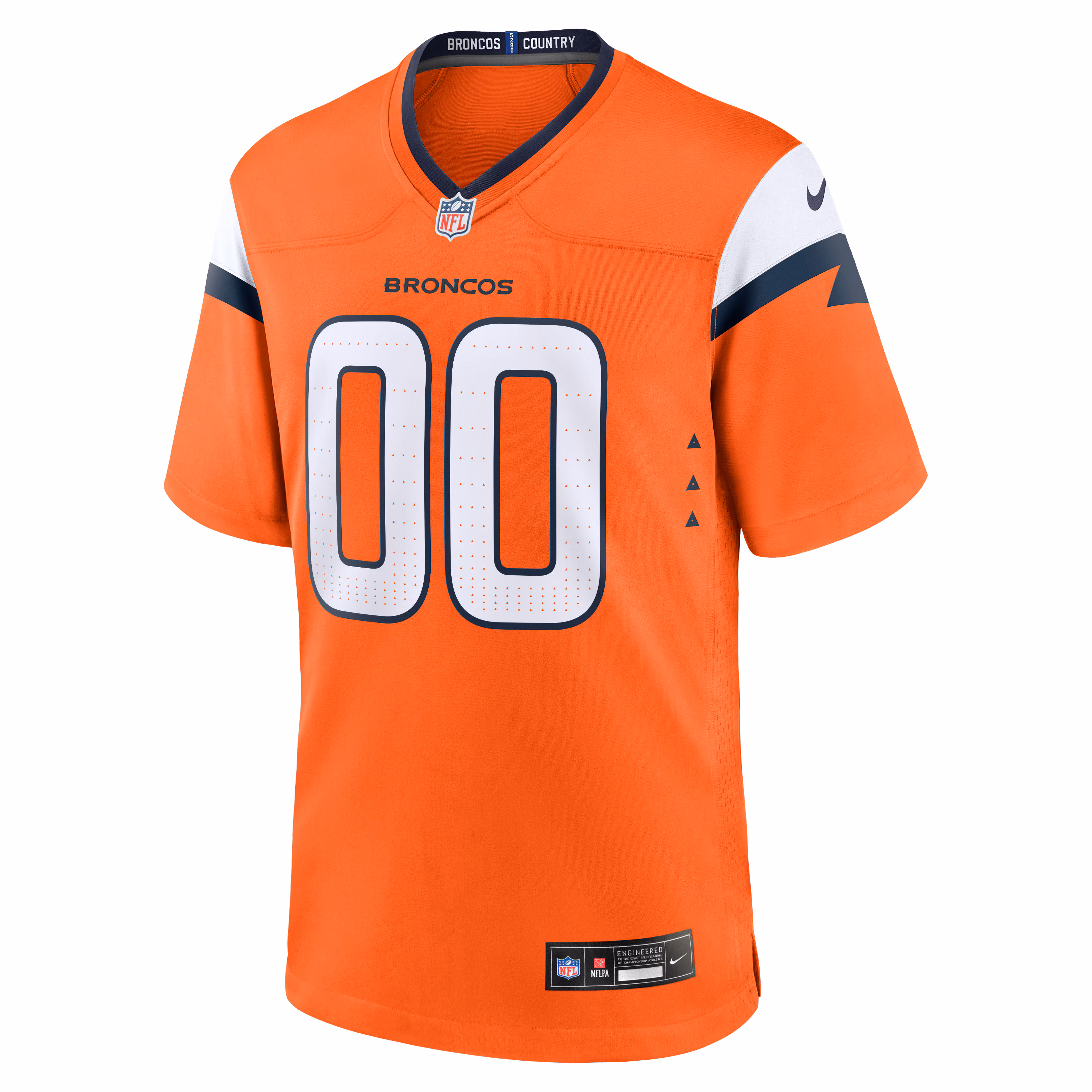 Tyler Onyedim Denver Broncos Nike Game Jersey - Orange