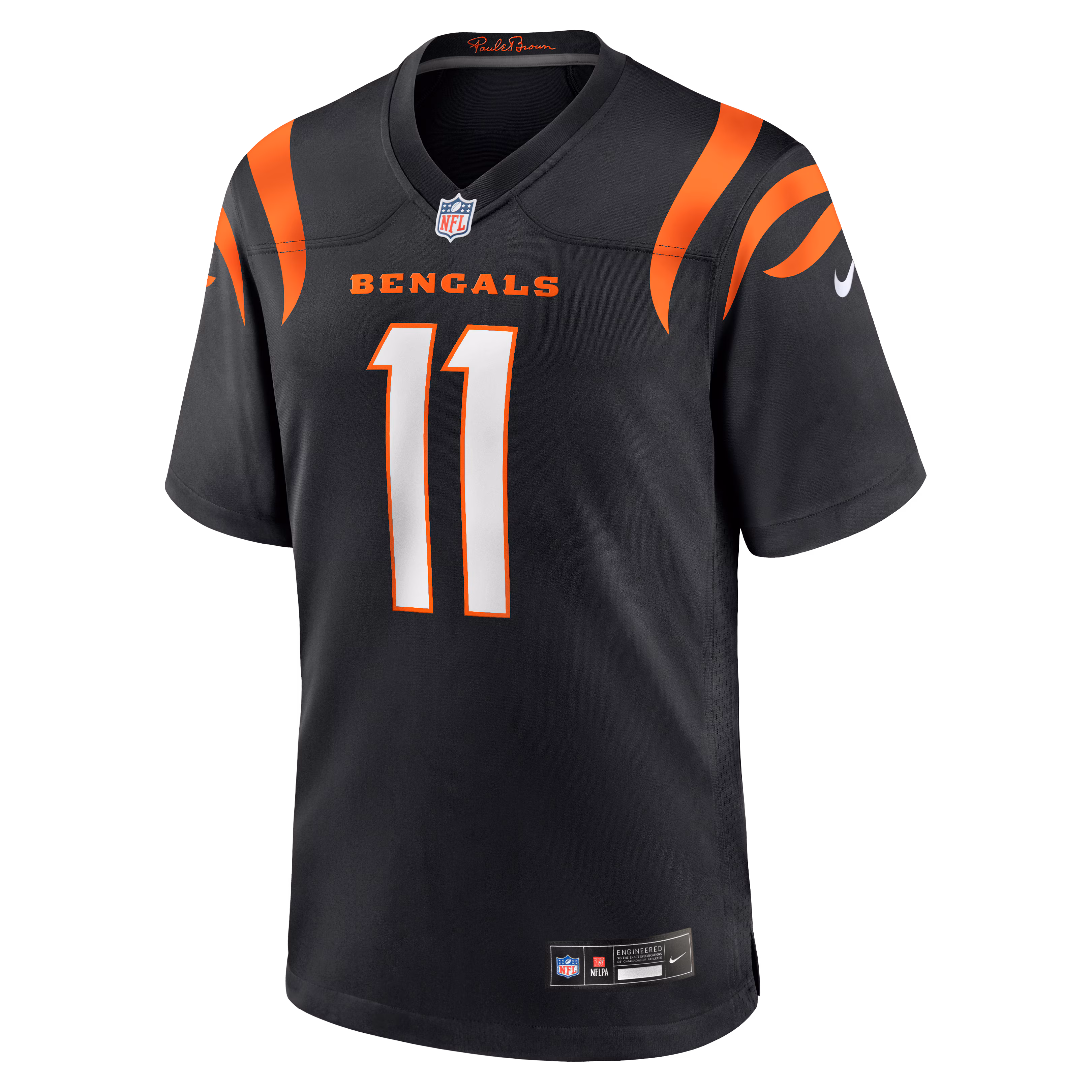 Josh Johnson Cincinnati Bengals Nike Team Game Jersey -  Black