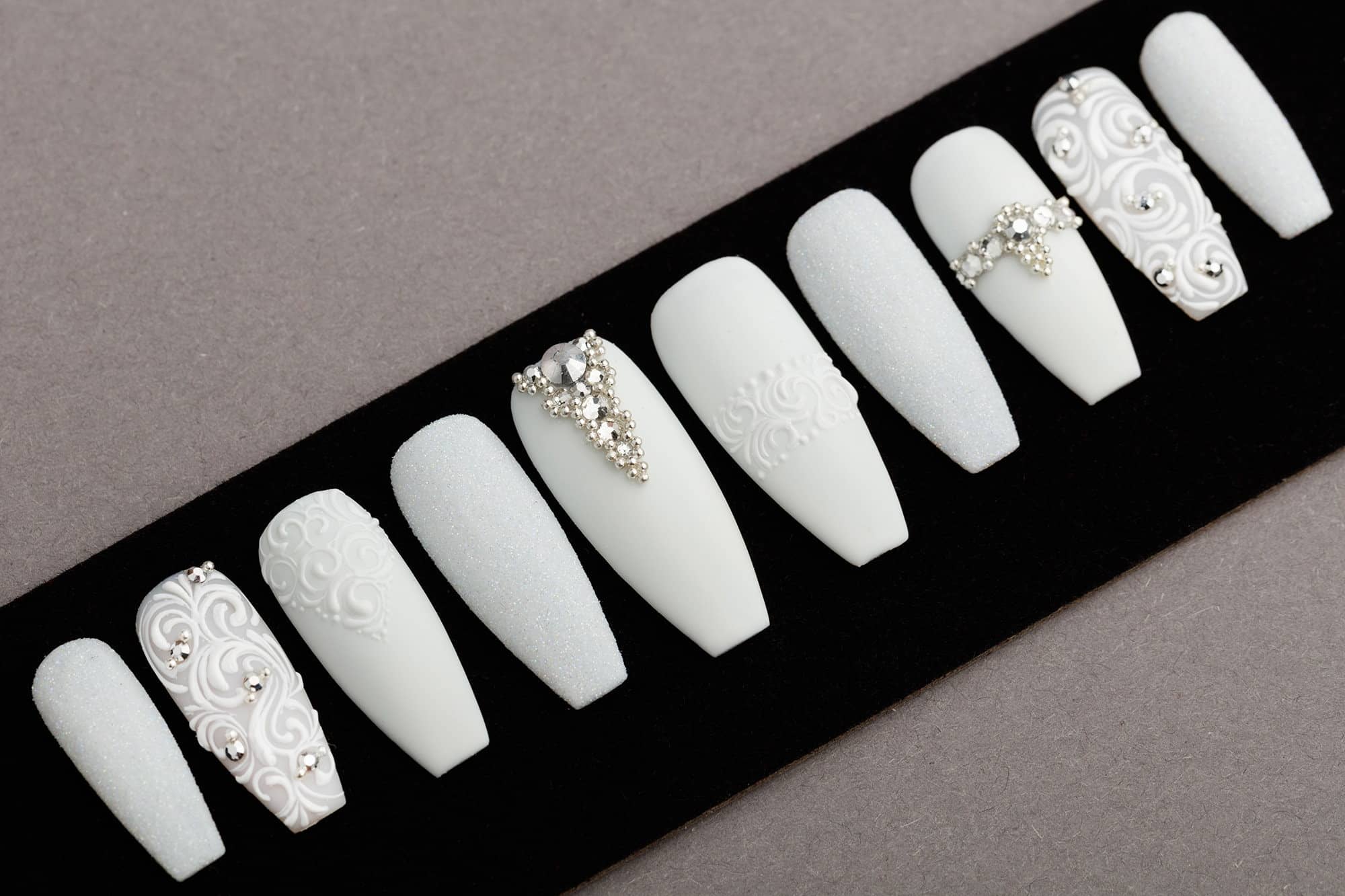 White Press On NailsWhite Press On Nails - SAYEGIRLS