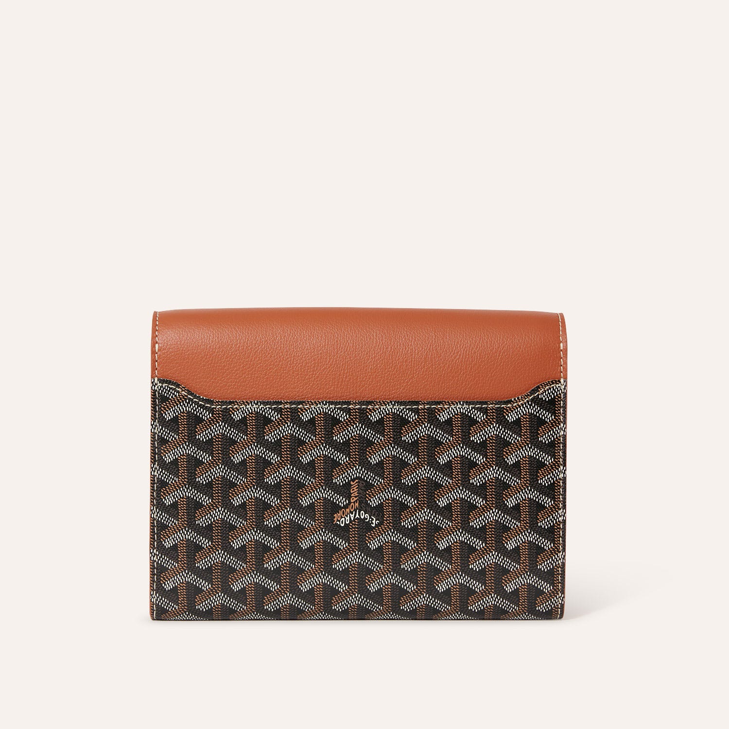 Chypre Wallet-Pouch Stripes and Initials