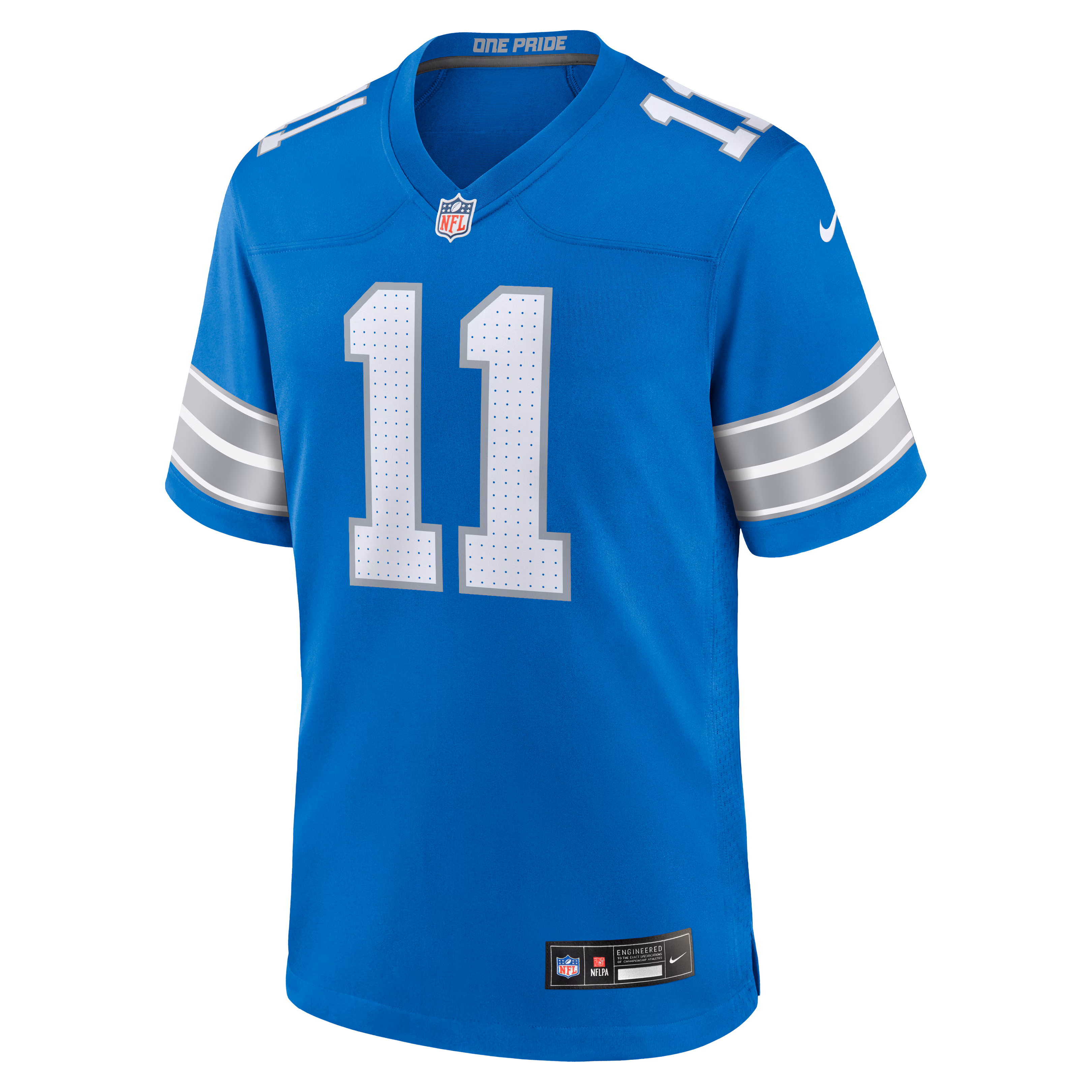 Damone Clark Detroit Lions Nike Team Game Jersey -  Blue