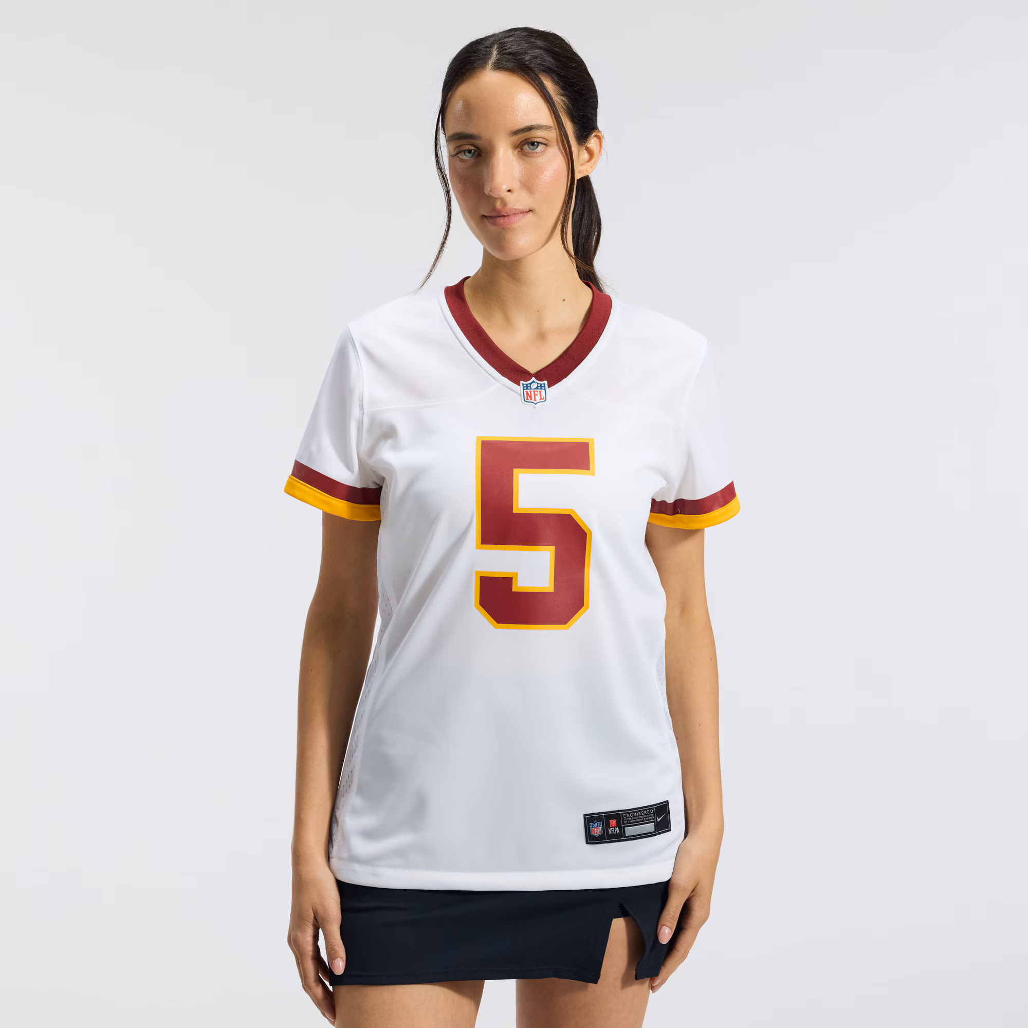 Jayden Daniels Washington Commanders Nike Women's Game Super Bowl Era Jersey - White