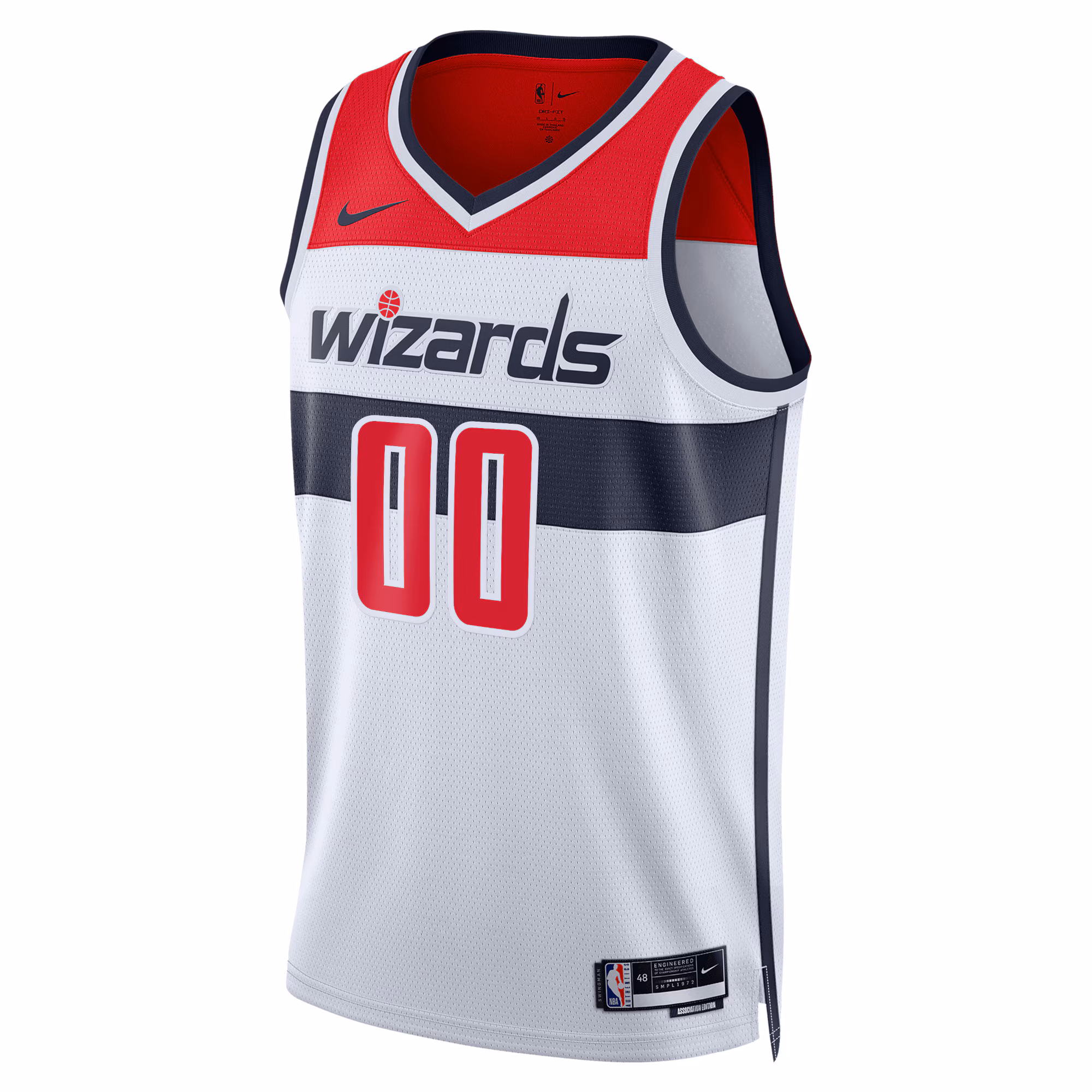 Washington Wizards Nike Unisex Swingman Custom Jersey White - Association Edition