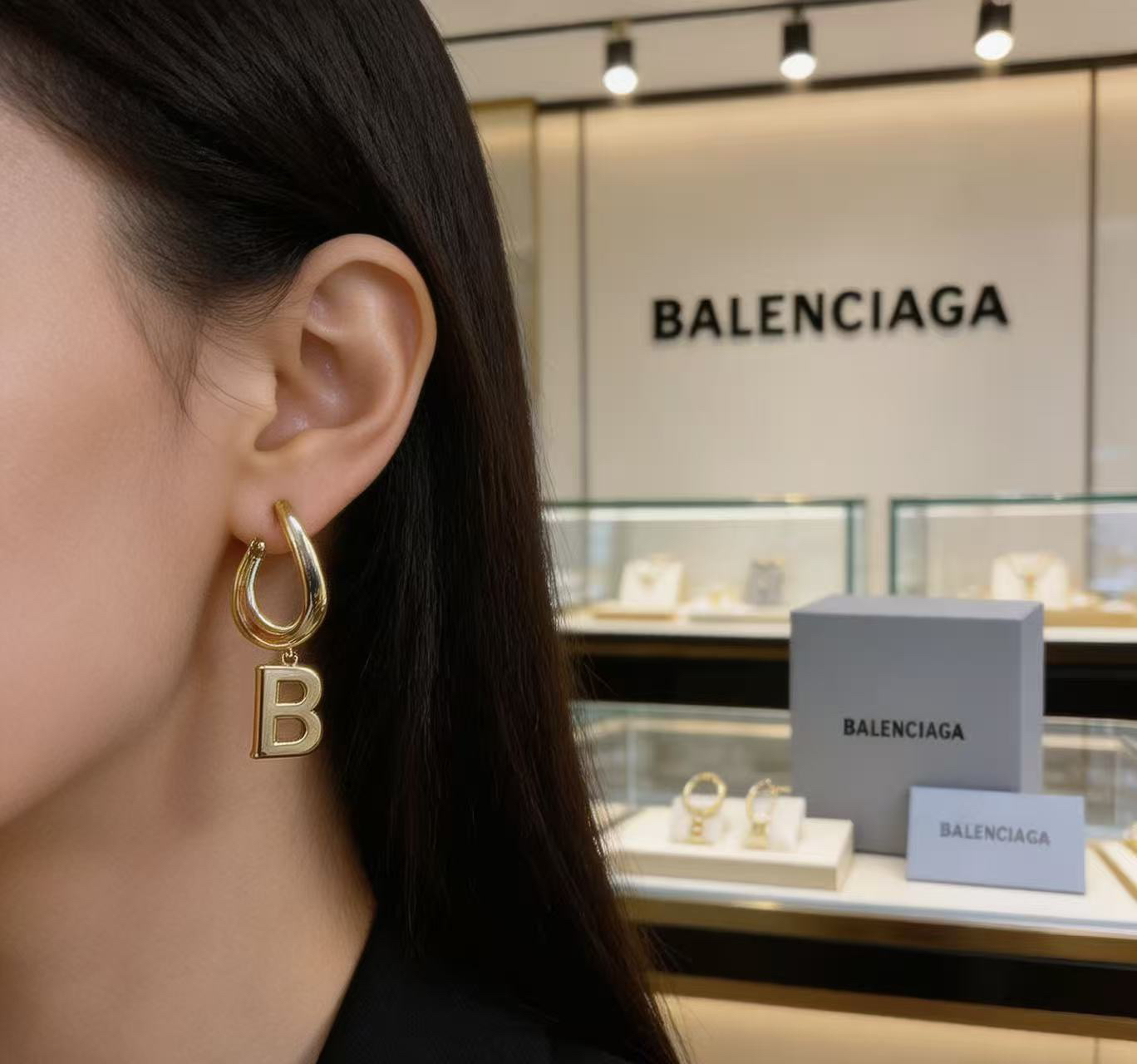 Balenciaga earrings-9