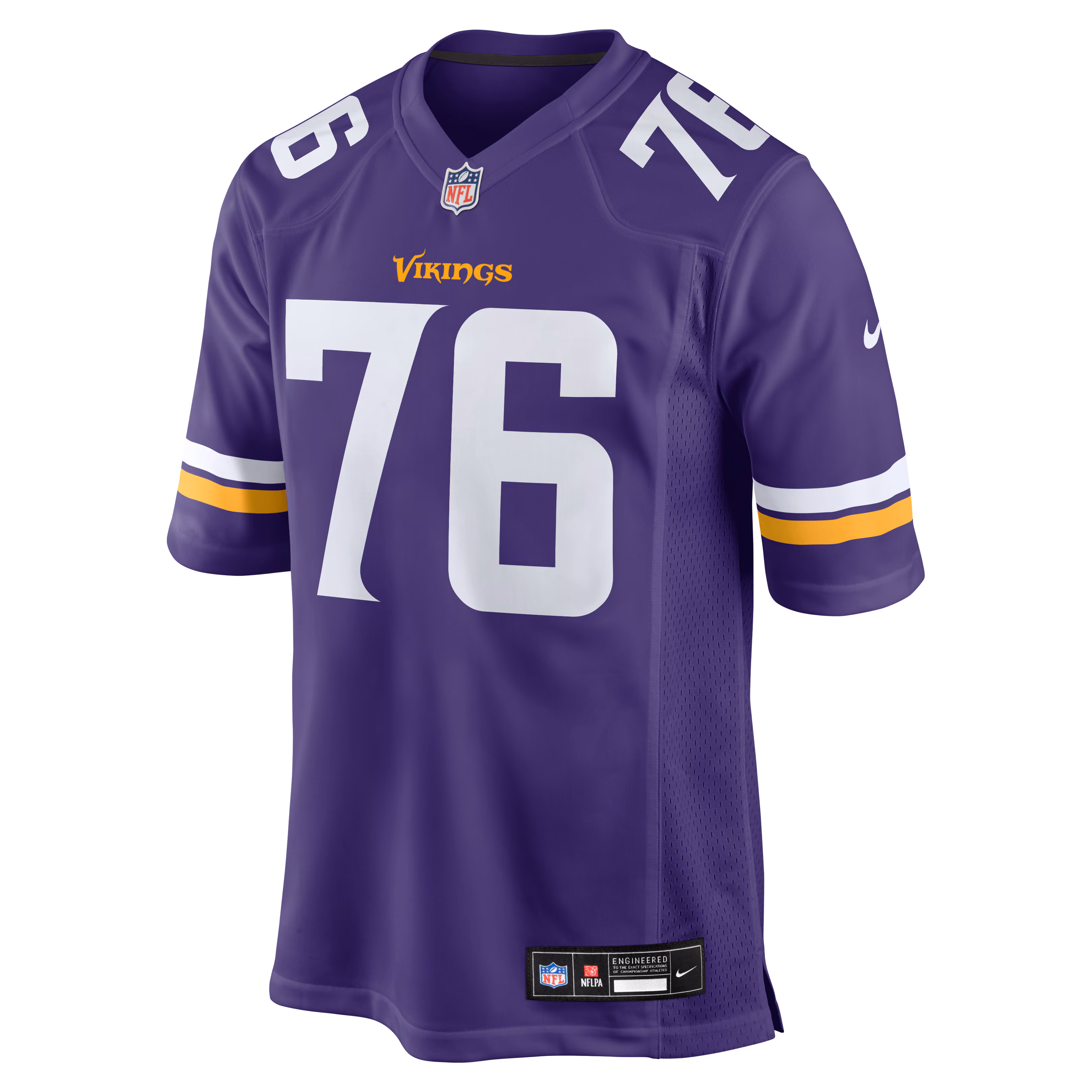 Will Fries Minnesota Vikings Nike Team Game Jersey -  Purple