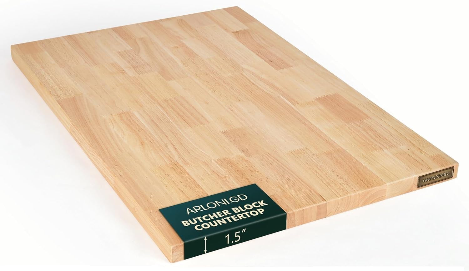 Hevea Butcher Block Countertop, 36