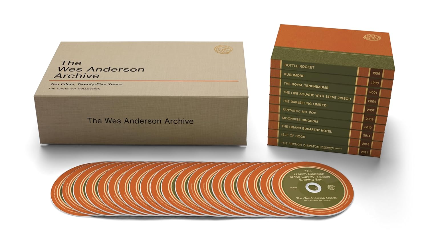 The Wes Anderson Archive: Ten Films, Twenty-Five Years (The Criterion Collection) 4K UHD