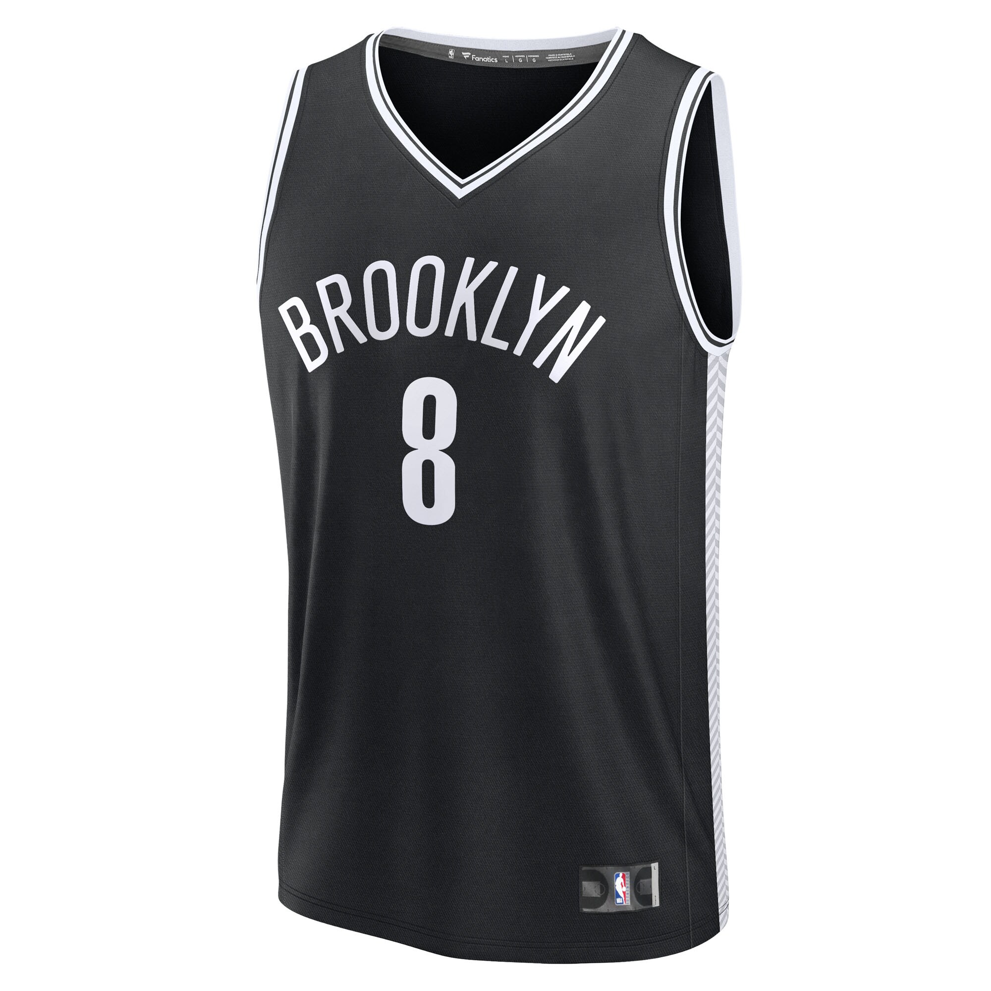 Egor Dëmin Brooklyn Nets Fanatics Fast Break Replica Jersey - Black - Icon Edition