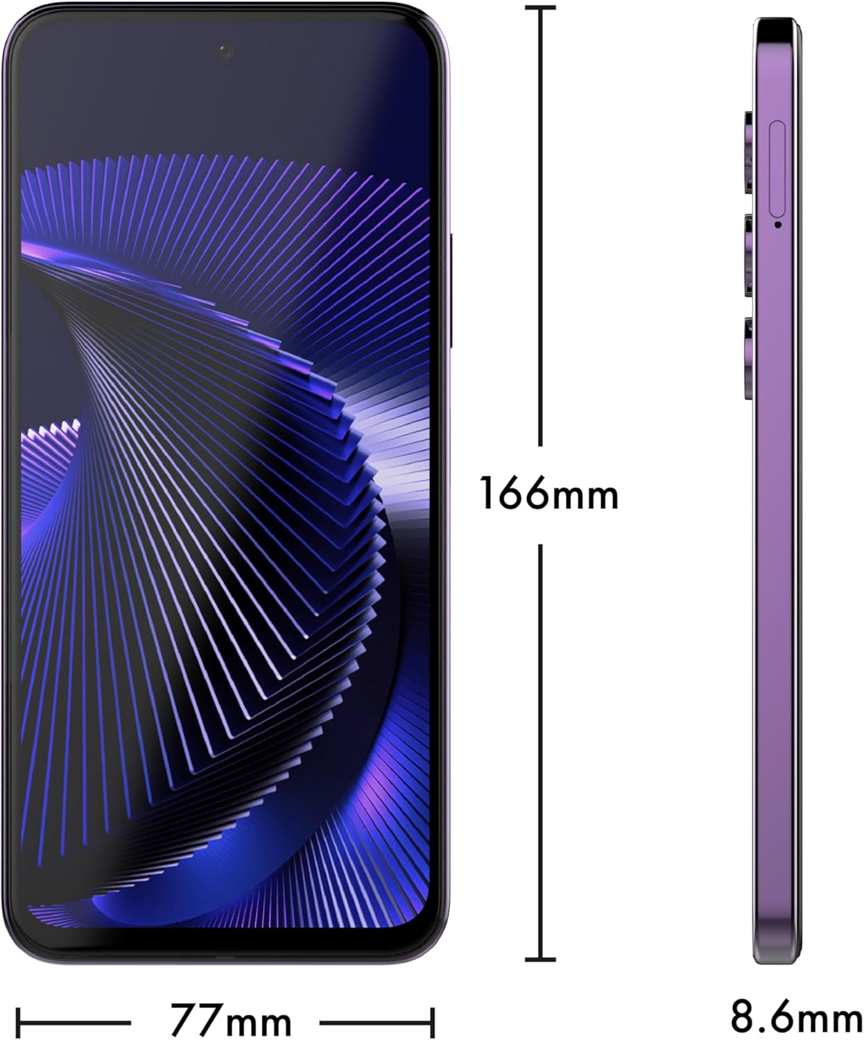 NUU N30 Cell Phone Unlocked for T-Mobile, Mint, Metro, Qlink, Tello 6GB/128GB, Teen Phone, Dual SIM 4G, Octa-Core 6.7