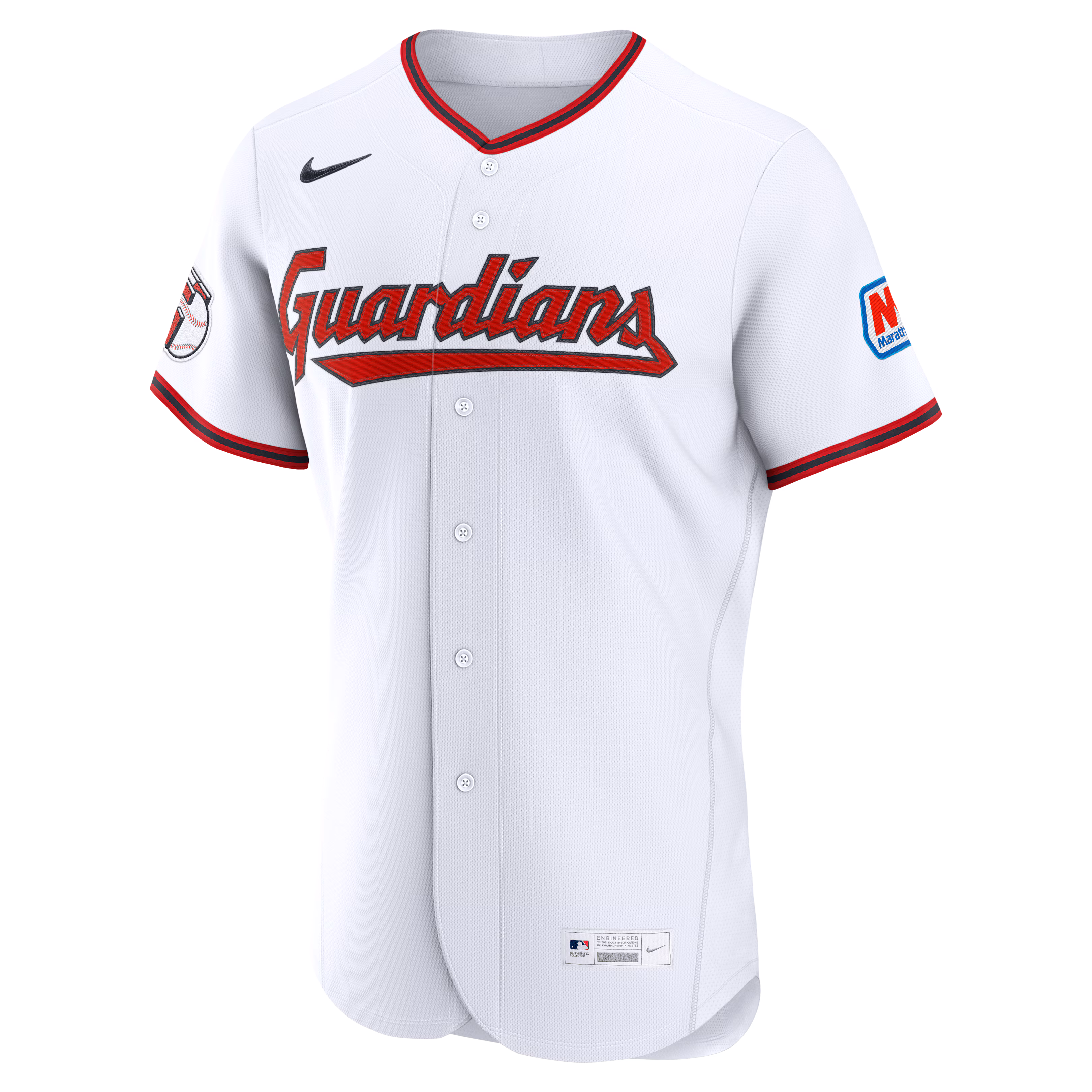 Cleveland Guardians Nike Home Authentic Jersey - White