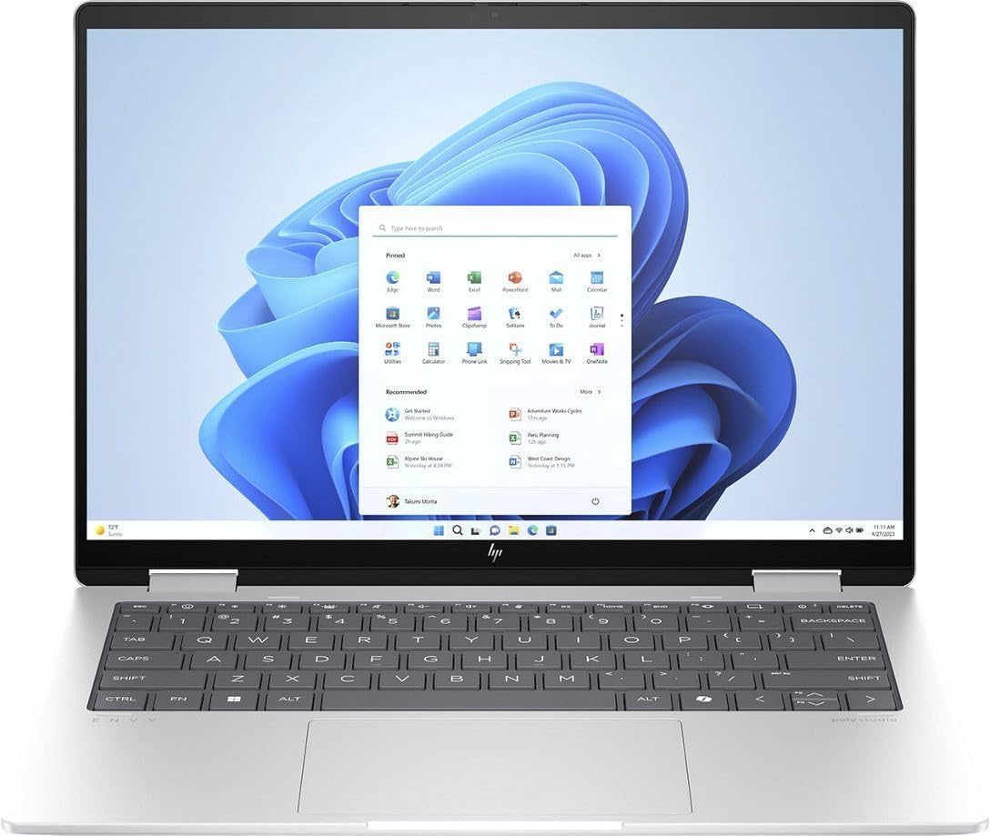 HP Envy x360 2-in-1 Laptop for Creator, Photographer, Designer (14