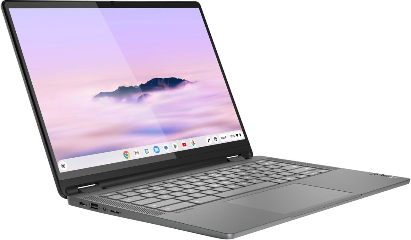 Lenovo IdeaPad Flex 5 Chrome Laptop 2023 14” WUXGA 1920 x 1200 Touchscrenn, Intel Core i3-1315U, 6-core, Intel UHD Graphics, 8GB LPDDR4, 128GB SSD, Backlit KB, Wi-Fi 6E, Bluetooth 5.1, Chrome OS