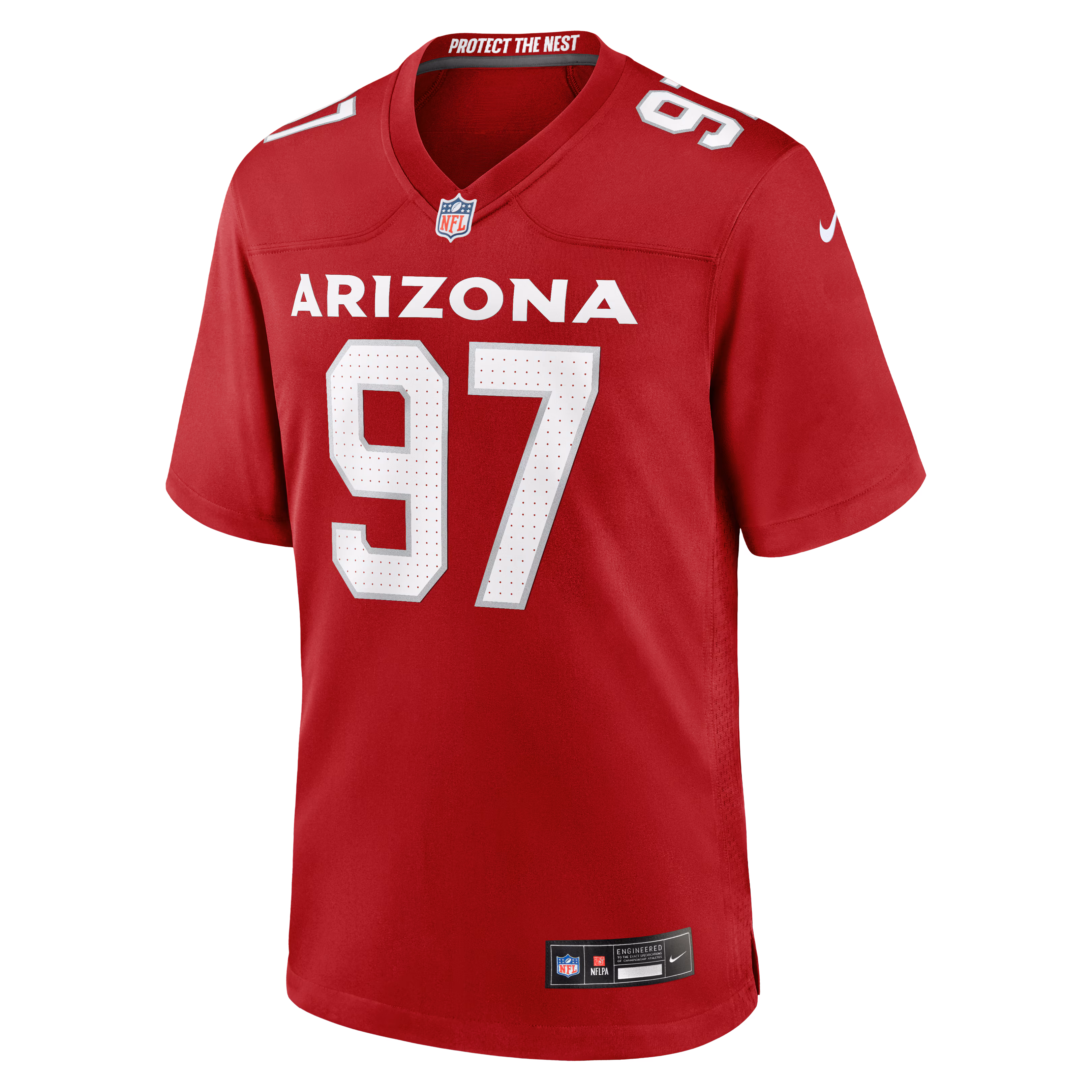 Walter Nolen Arizona Cardinals Nike Game Player Jersey - Cardinal