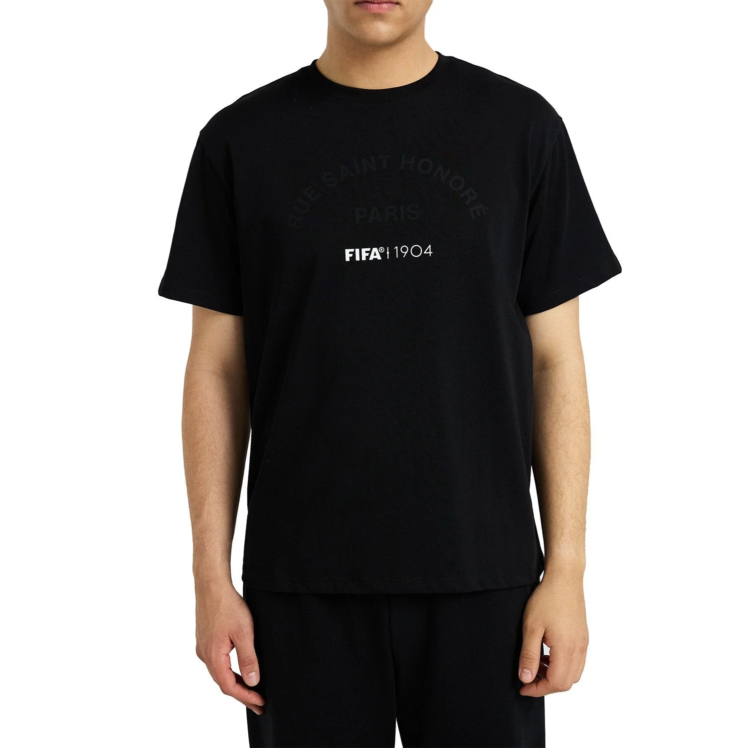 FIFA 1904 Arch Graphic Black T-Shirt - Unisex