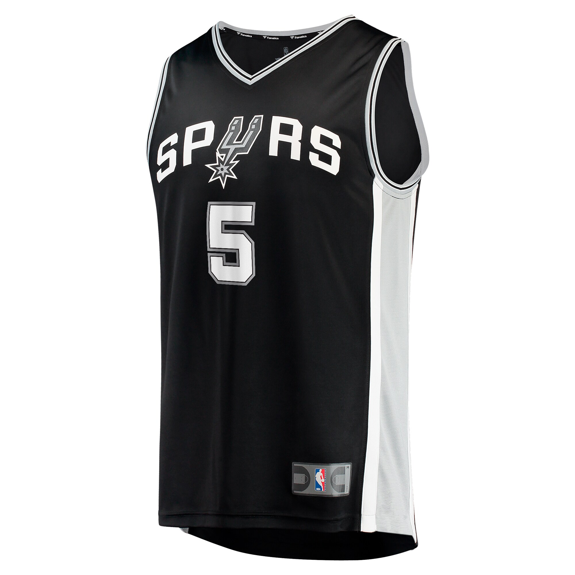 Stephon Castle San Antonio Spurs Fanatics 2024 NBA Draft Fast Break Player Jersey - Icon Edition - Black