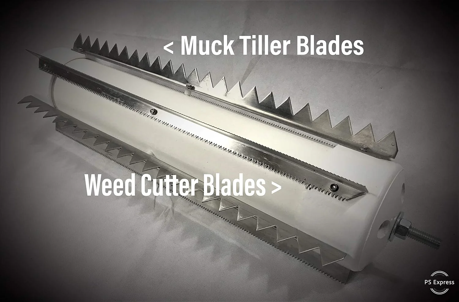 Weeds Muck Silt Gone! Lake Weed Removal Tool. Long Reach 20ft Handle System with Stainless Steel Blades.