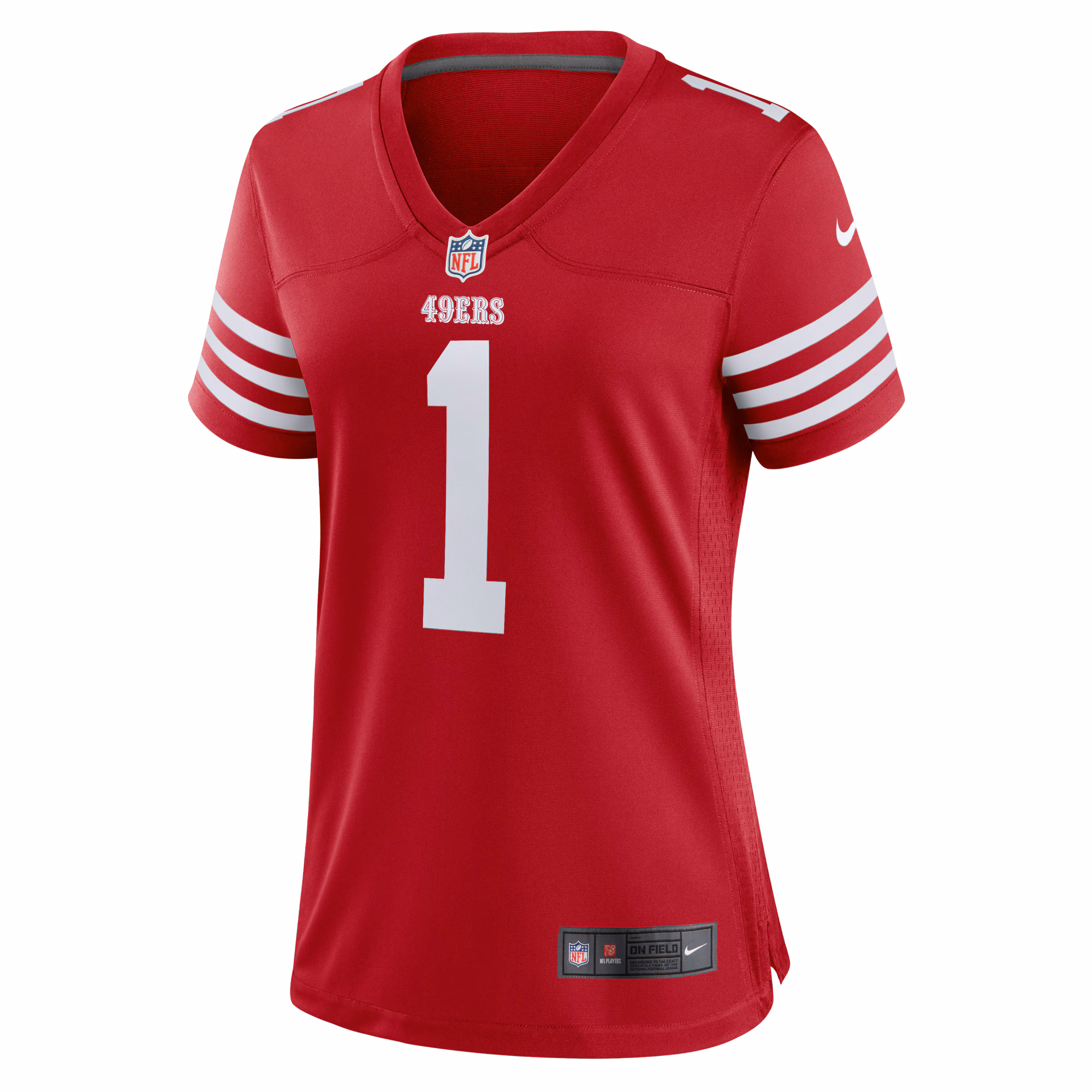 Number 1 Bride San Francisco 49ers Nike Women's Game Jersey - Scarlet