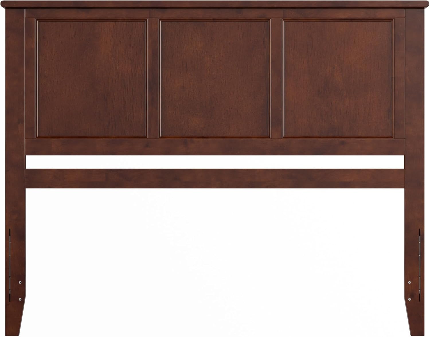 AFI, Madison Queen Solid Wood Panel Headboard, Walnut