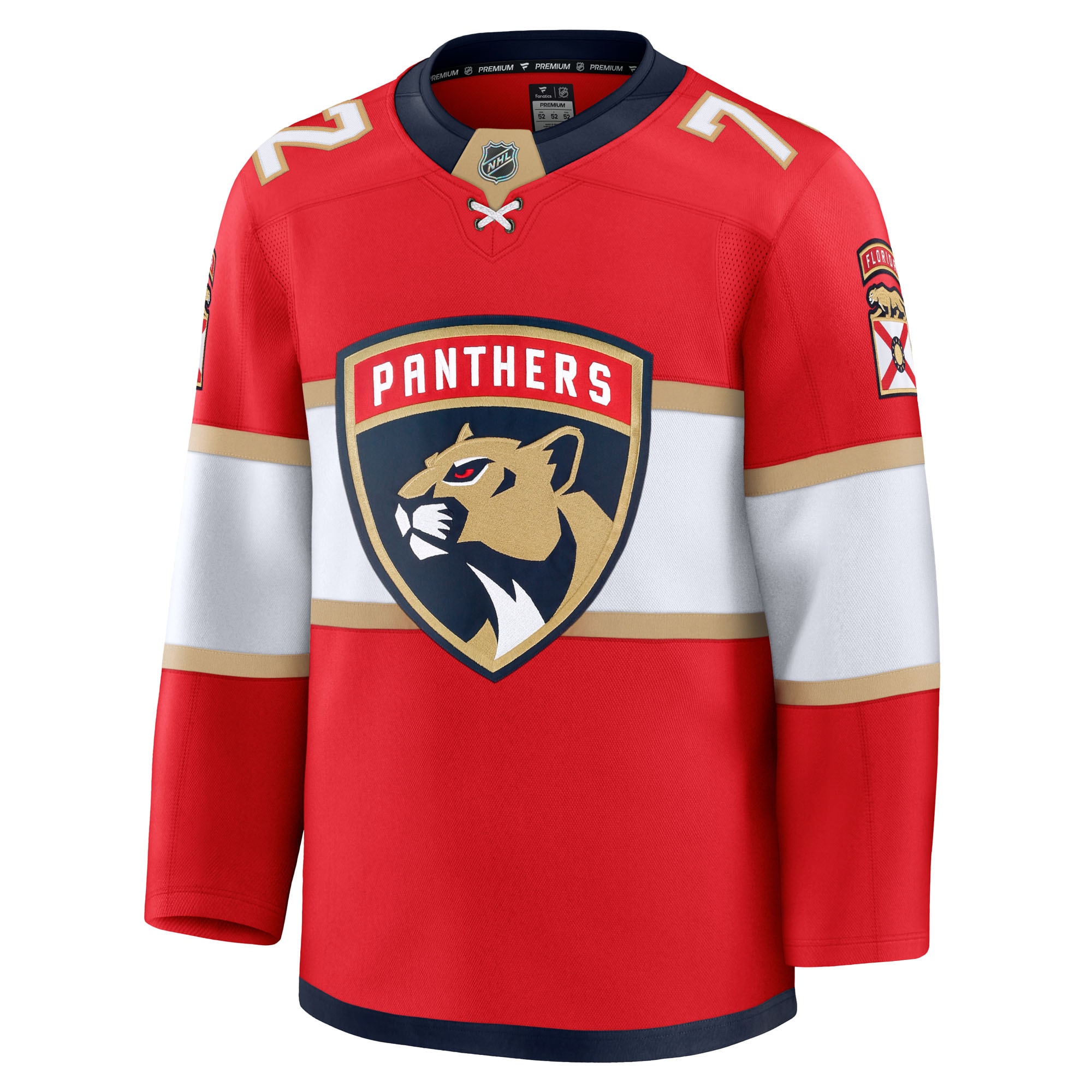 Sergei Bobrovsky Florida Panthers Fanatics  Premium Jersey - Red