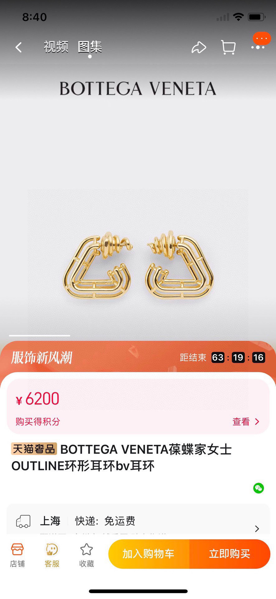 Bottega Veneta earrings-65