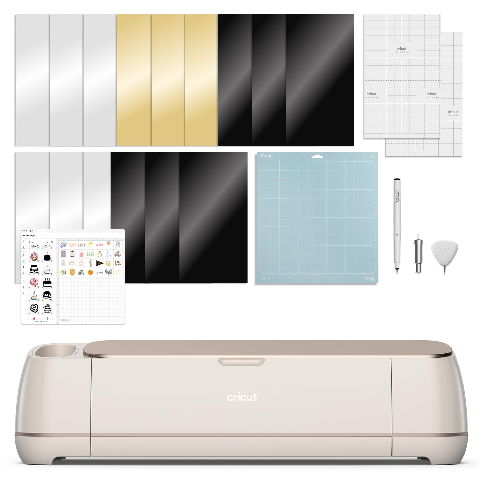 CRICUT Maker 4 - Smart Cutting Machine with Digital Bundle