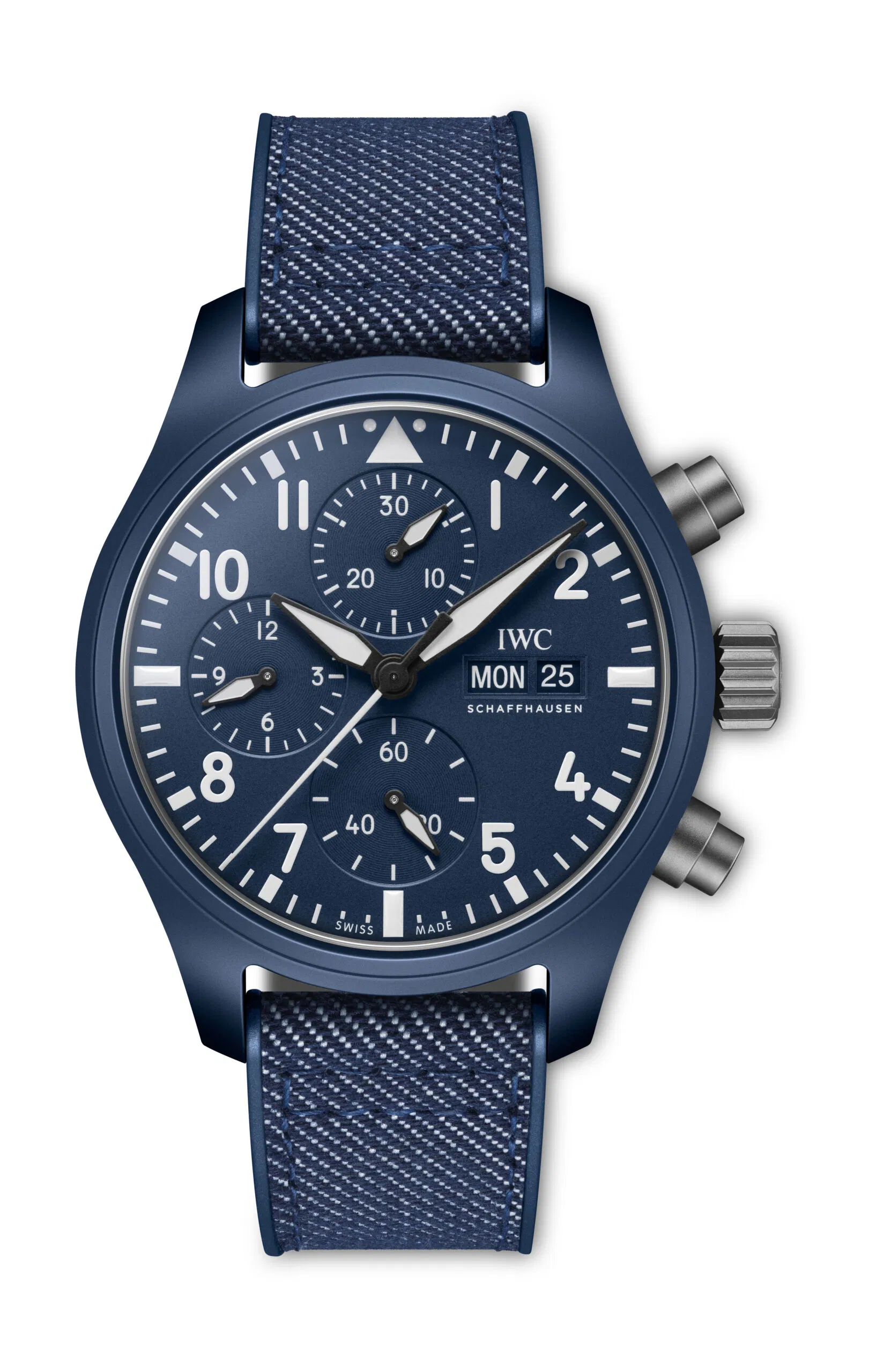 Schaffhausen Pilots watch chronograph 41 top gun oceana iw389404