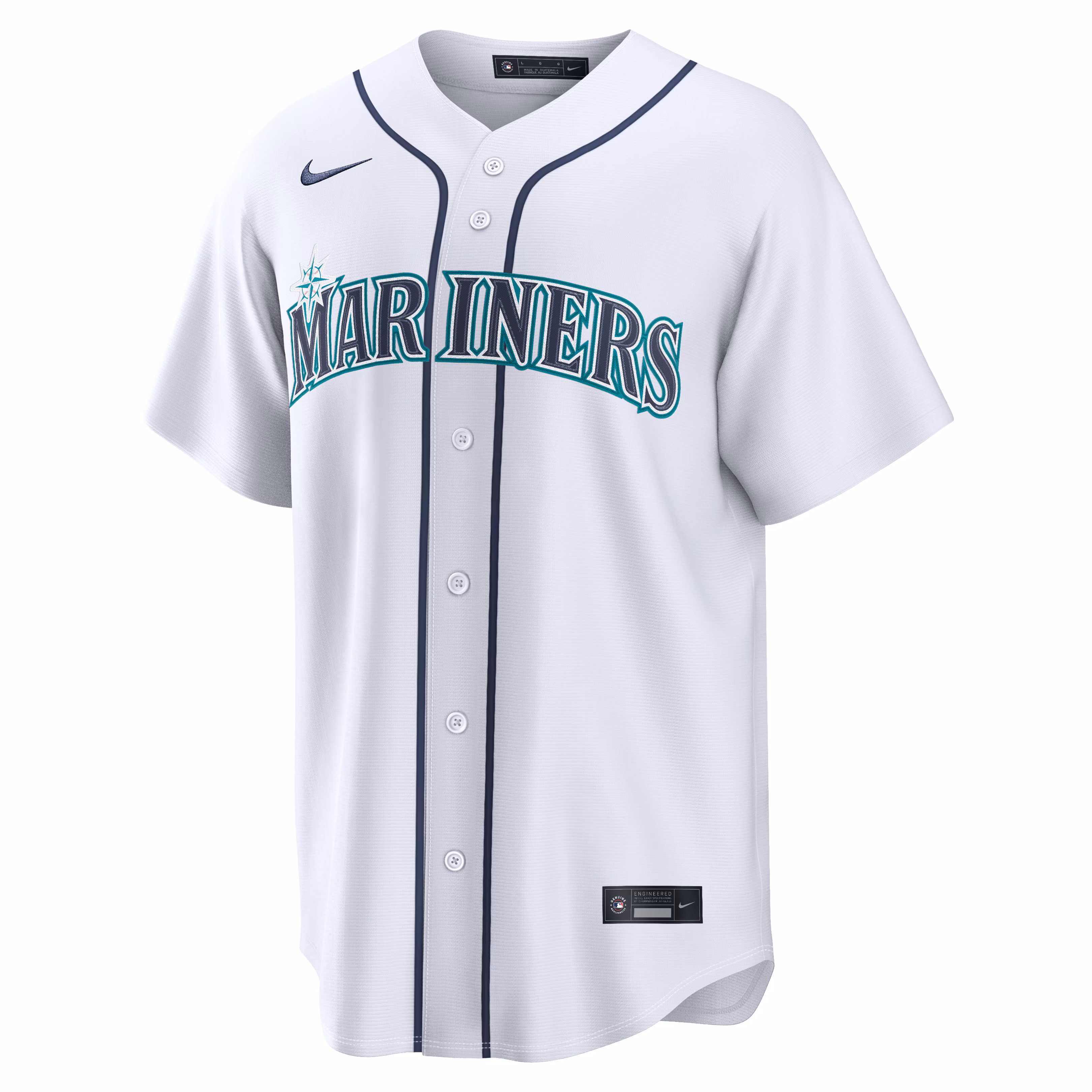 Luke Raley Seattle Mariners Nike Home Replica Jersey - White