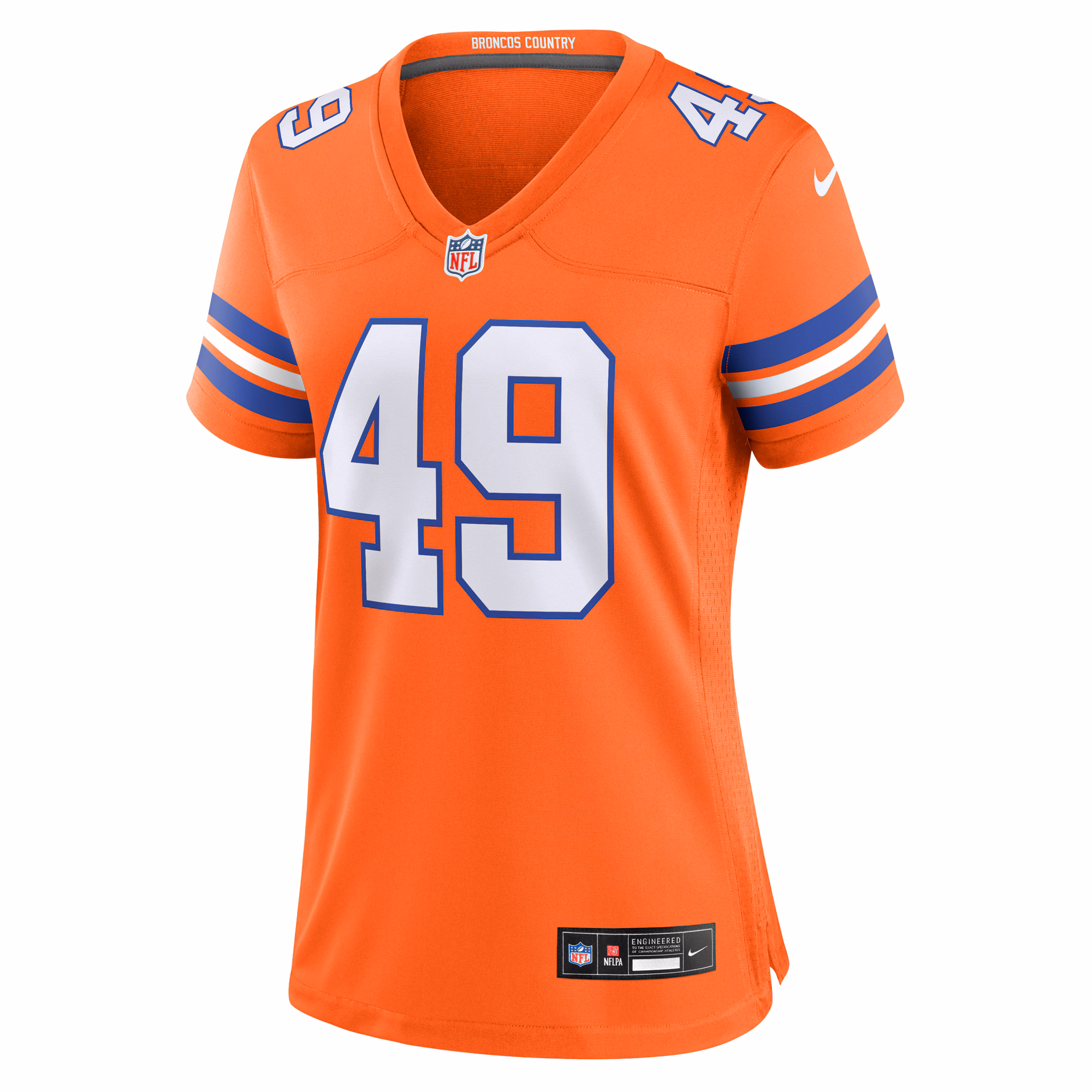 Alex Singleton Denver Broncos Nike Women's Alternate Game Jersey -  Orange