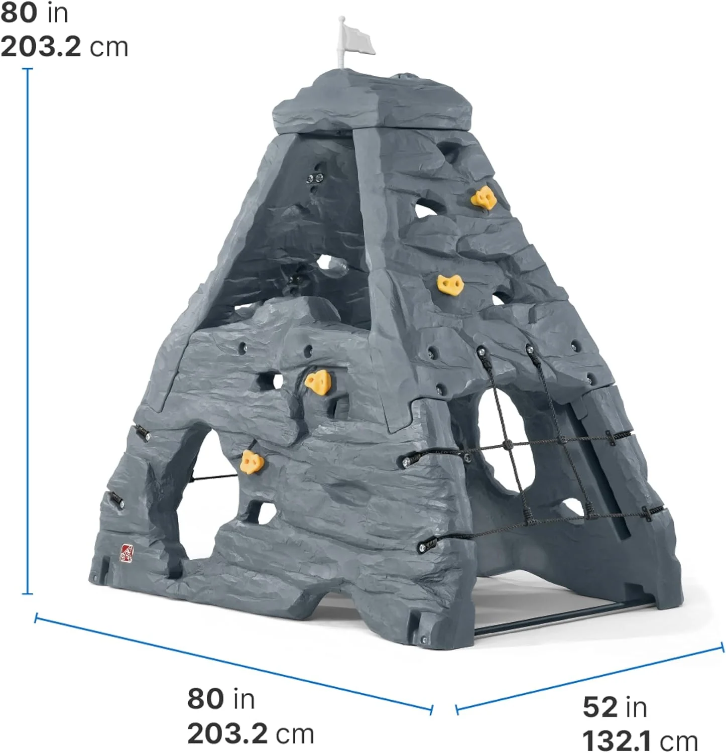Step2 Skyward Summit Climbing Wall Playset, Ages 4–8