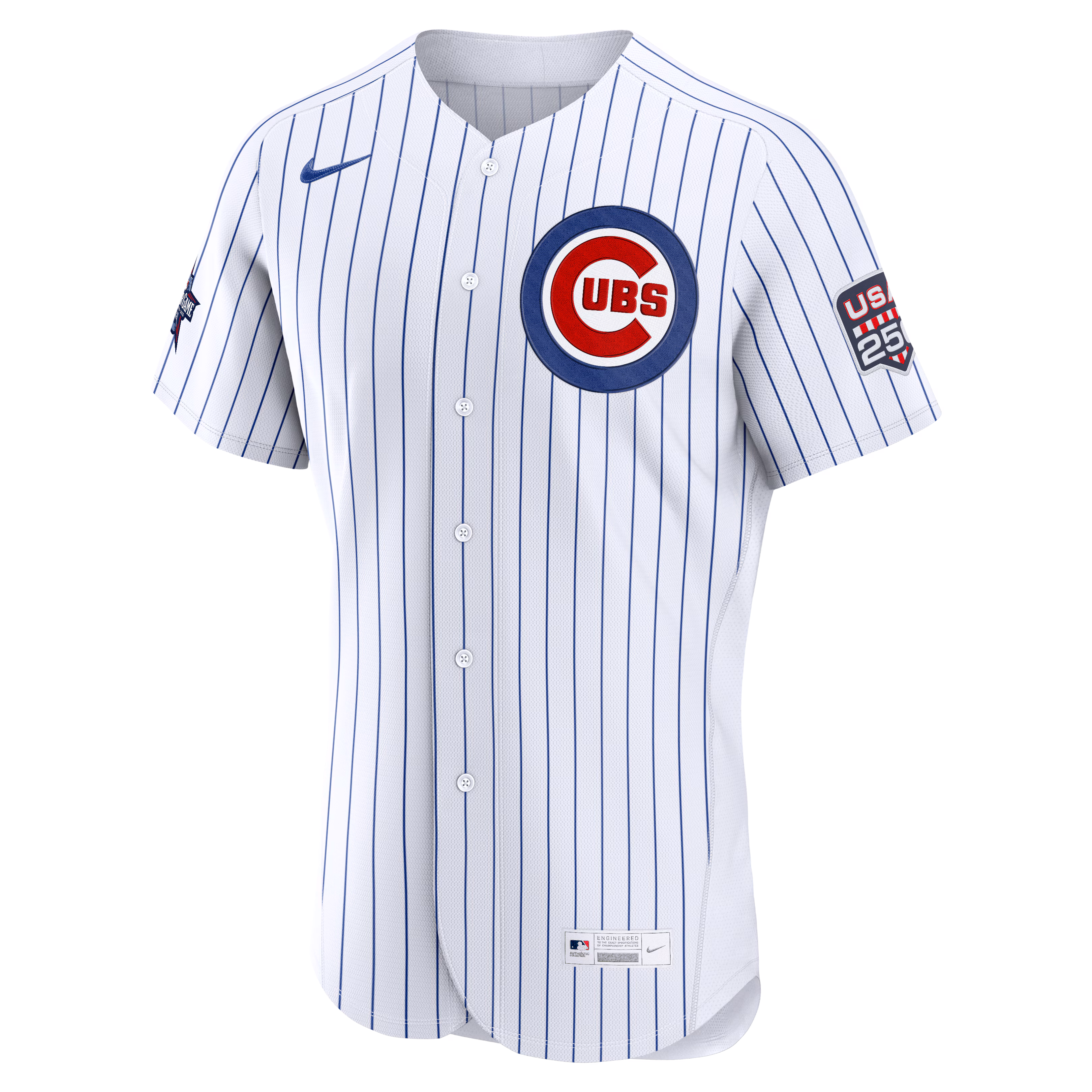 2026 All-Star Edition Stars & Stripes Chicago Cubs Pete Crow-Armstrong Nike White Authentic Jersey