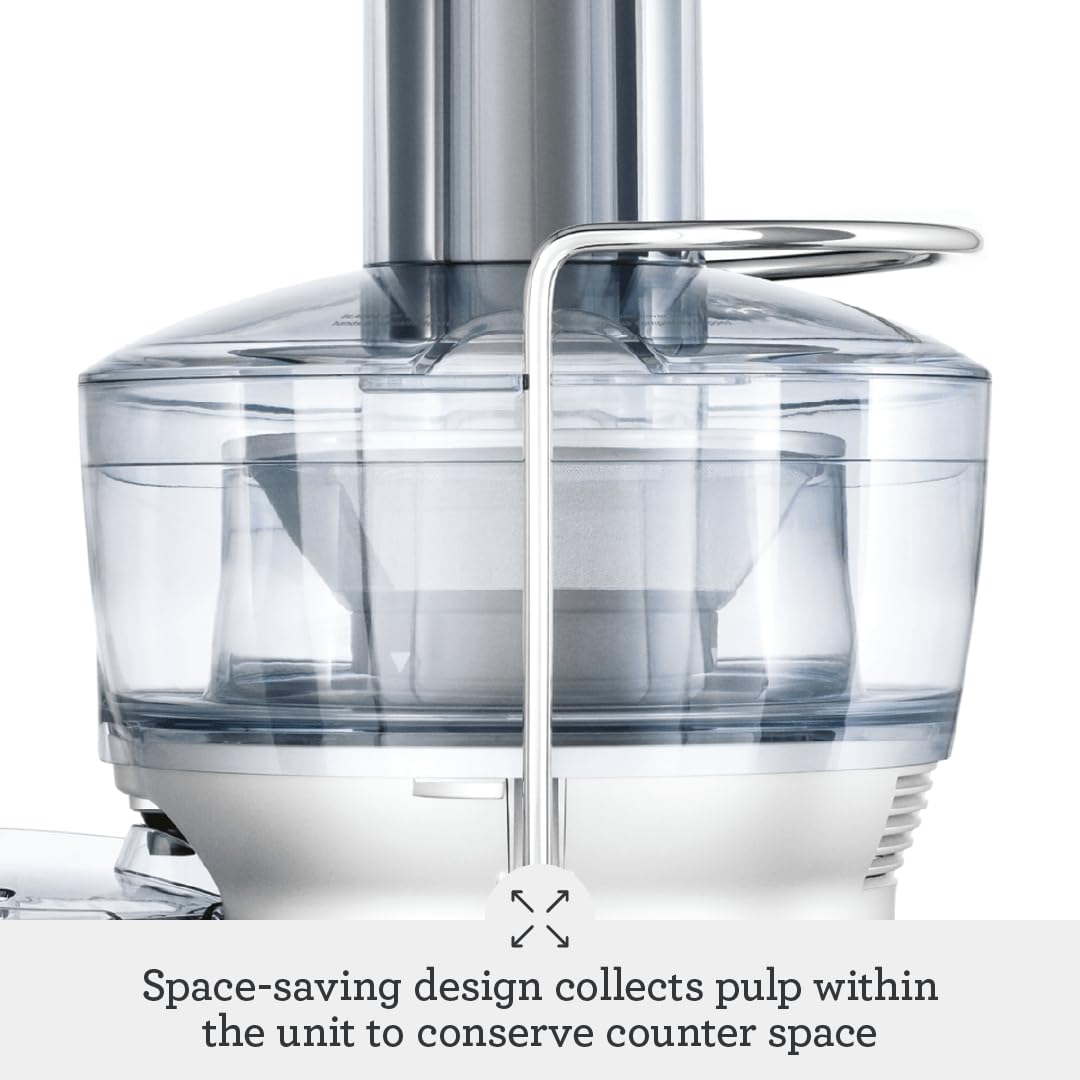 BREVILLE BJE200XL Juice Fountain Compact Juicer, Silver