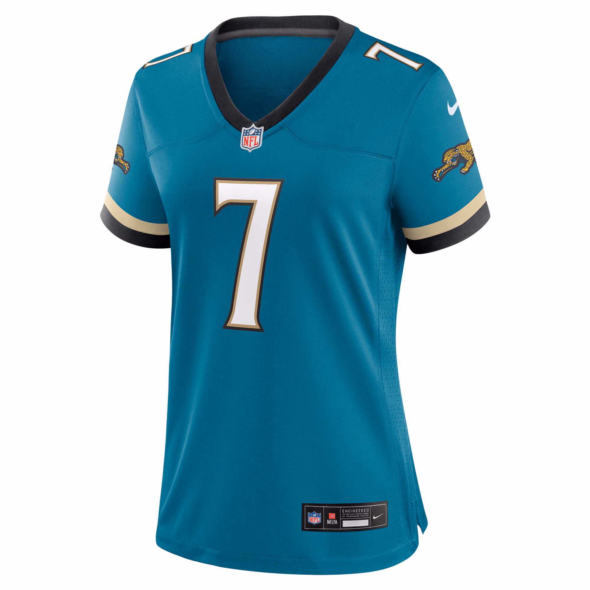 Brian Thomas Jr. Jacksonville Jaguars Nike Women's Prowler Throwback Game Jersey - Teal