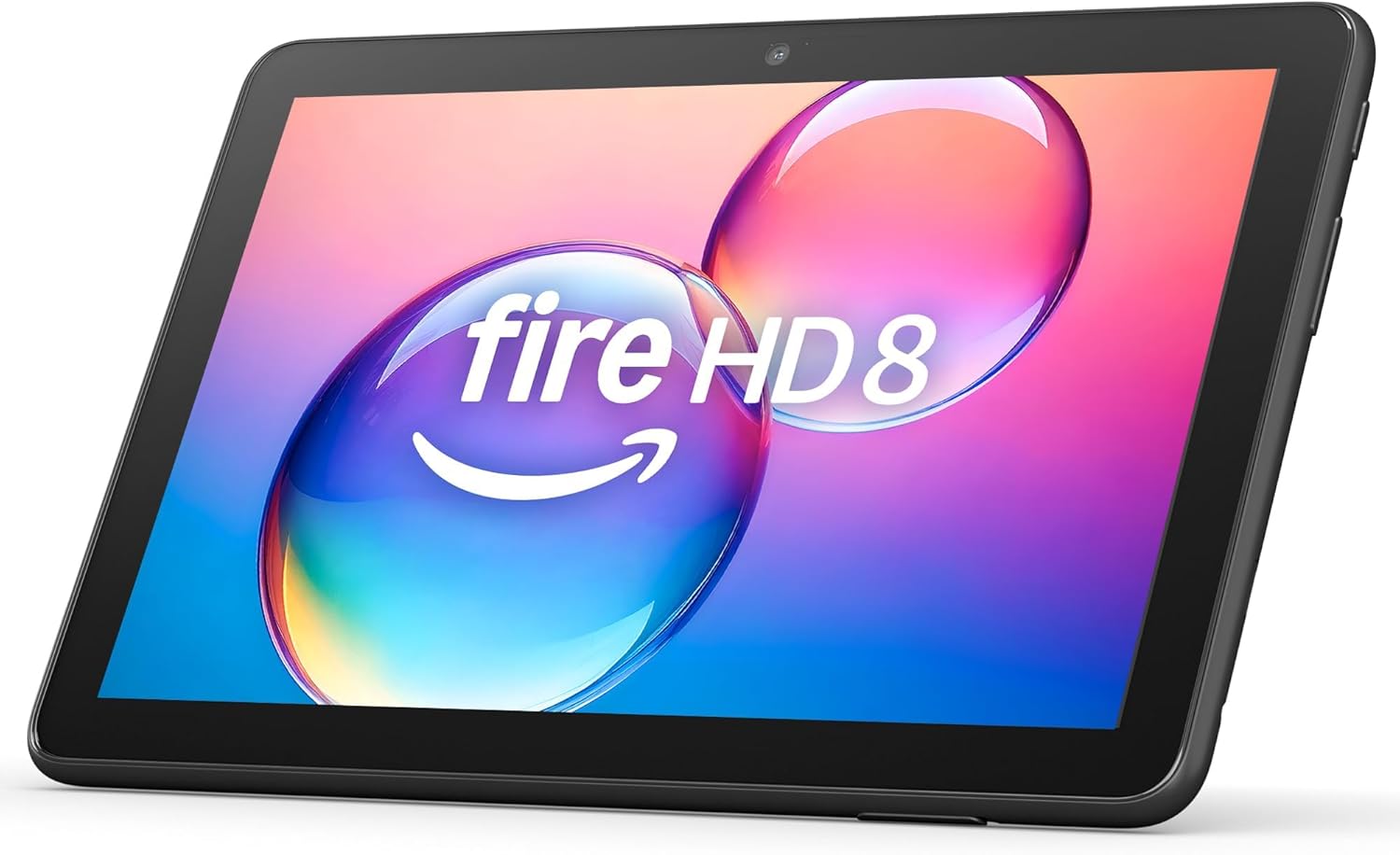 Like-New Amazon Fire HD 8 tablet (newest model), 8” HD Display, 3GB memory, 32GB, designed for portable entertainment, Black