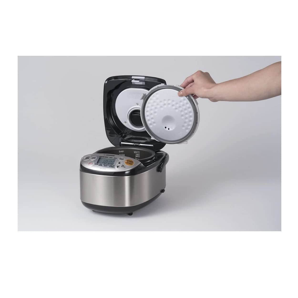 ZOJIRUSHI Micom 3-Cup Stainless Steel Rice Cooker & Warmer