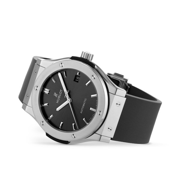 Classic Fusion Men Automatic Grey Rubber Watch 511.NX.7071.RX