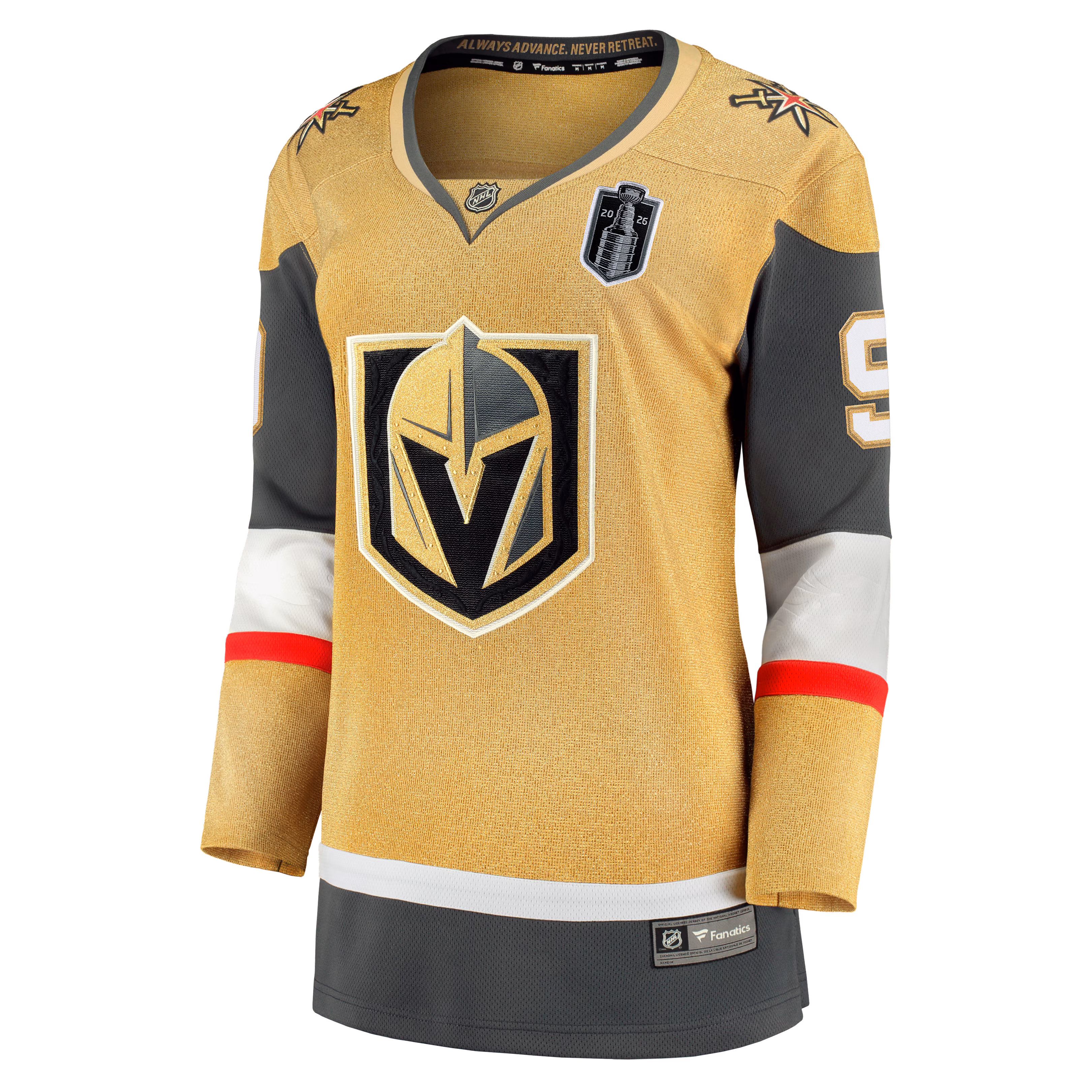 Jack Eichel Vegas Golden Knights Fanatics Women's 2026 Stanley Cup Final Breakaway Jersey - Gold