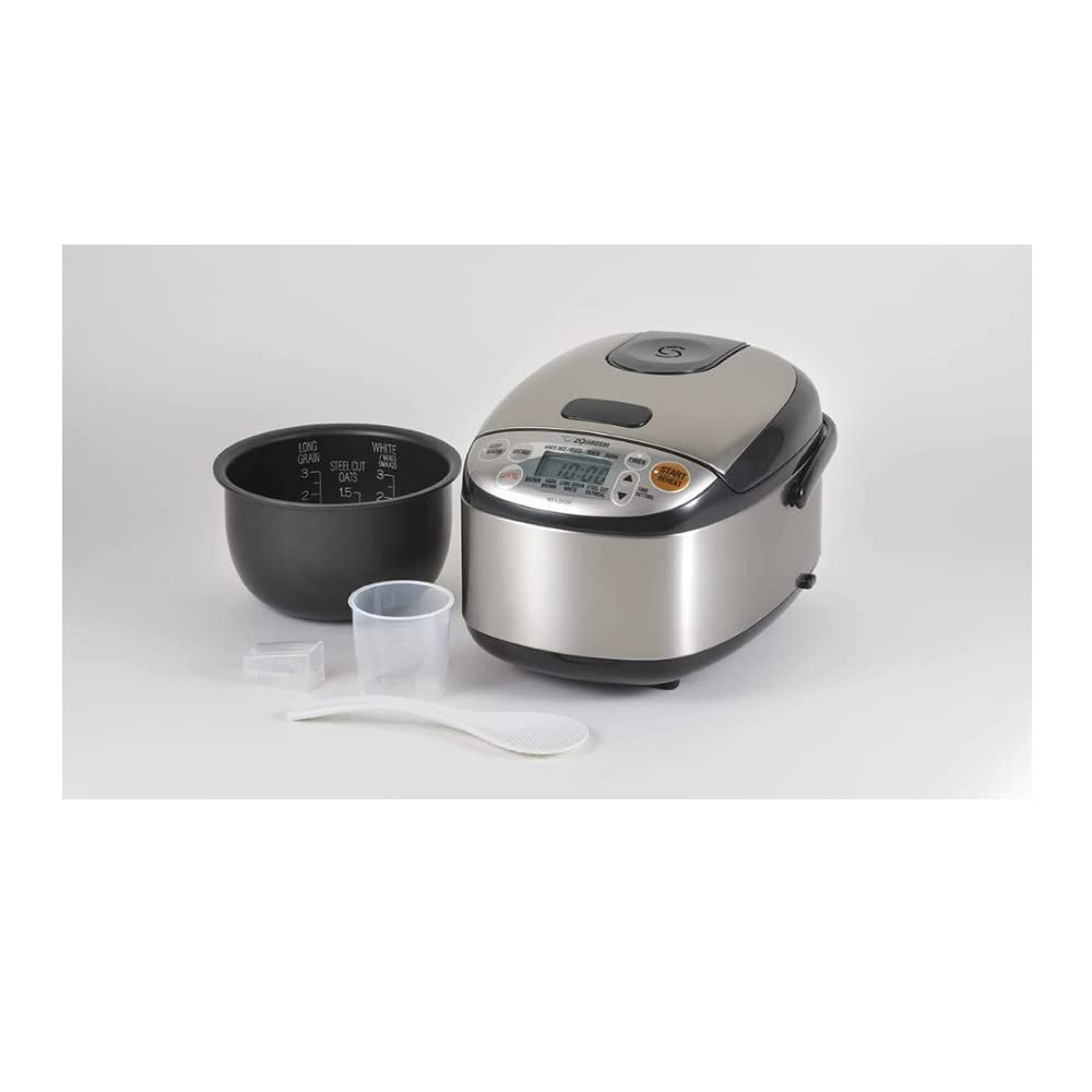 ZOJIRUSHI Micom 3-Cup Stainless Steel Rice Cooker & Warmer