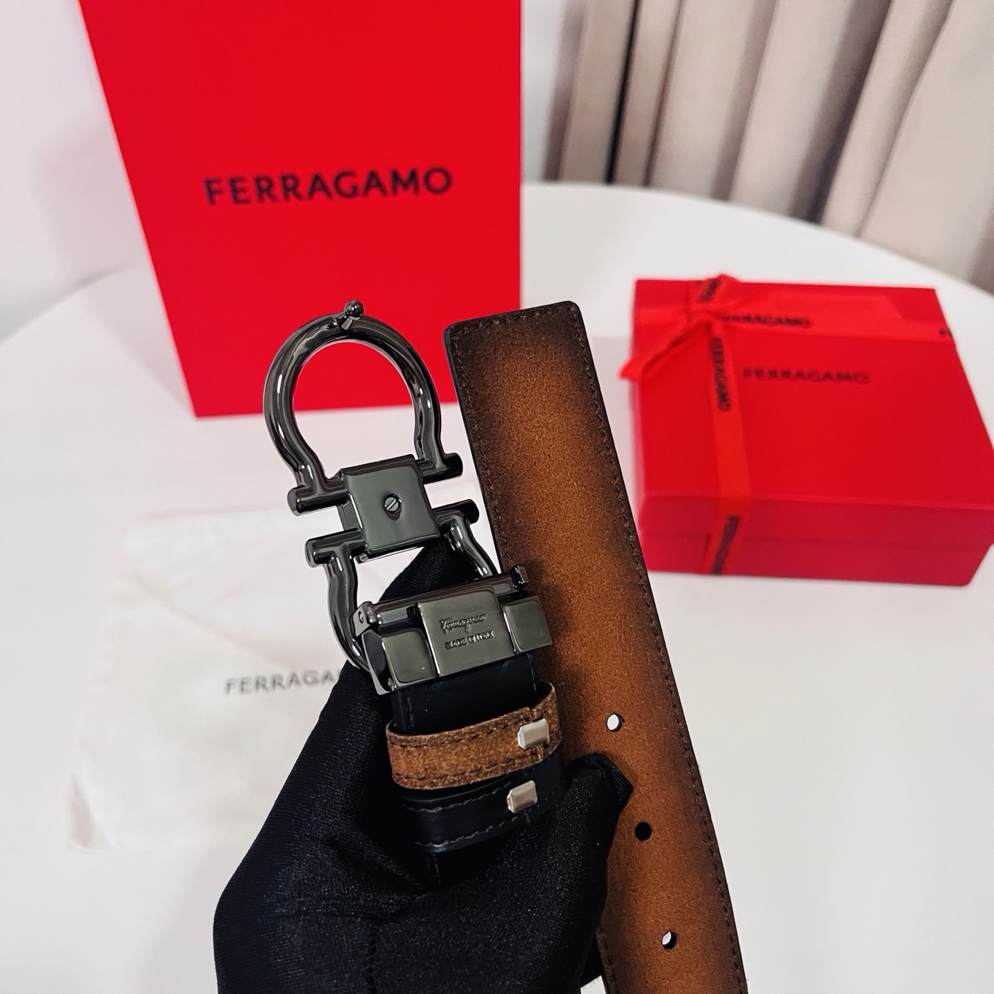 Ferragamo belt-74