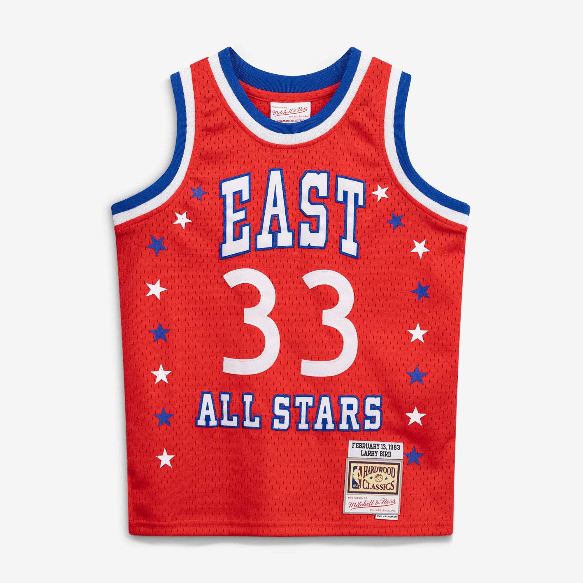 Larry Bird 1983 NBA All-Star Game Mitchell & Ness Youth Hardwood Classics Swingman Jersey - Red